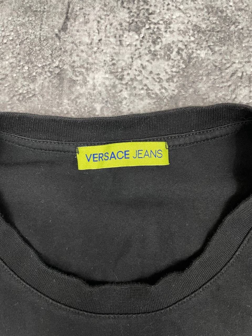 Versace Versace Jeans Men Cotton Long Sleeve T Shirt Top Black SizeL Size US L / EU 52-54 / 3 - 3 Thumbnail