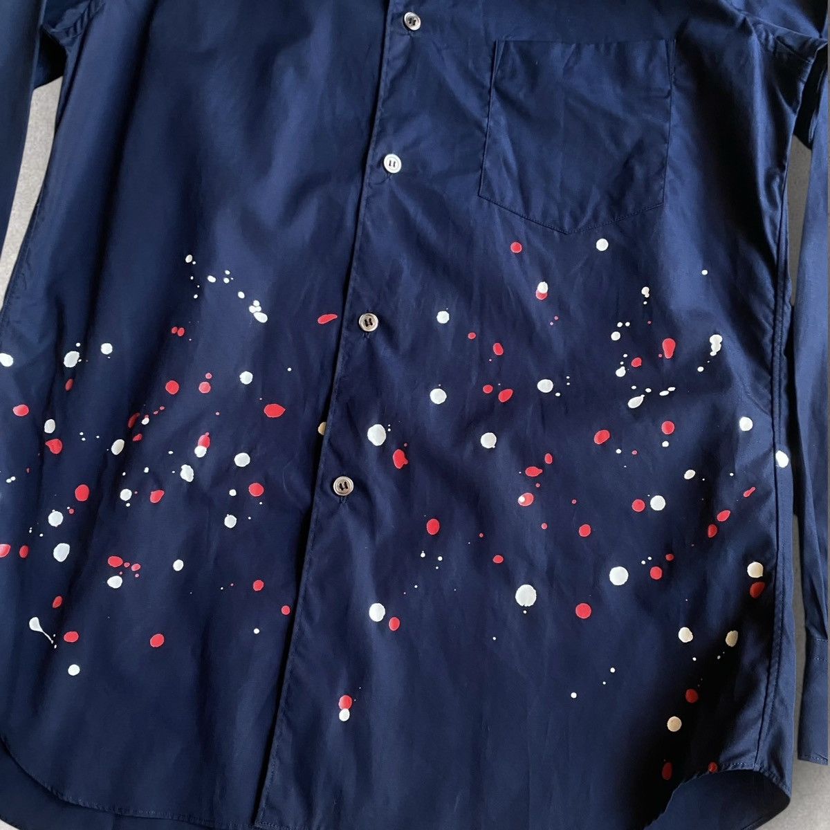 Comme des Garcons SHIRT Comme Des Garcons Oversize Shirt Color Splash Size US XS / EU 42 / 0 - 2 Thumbnail