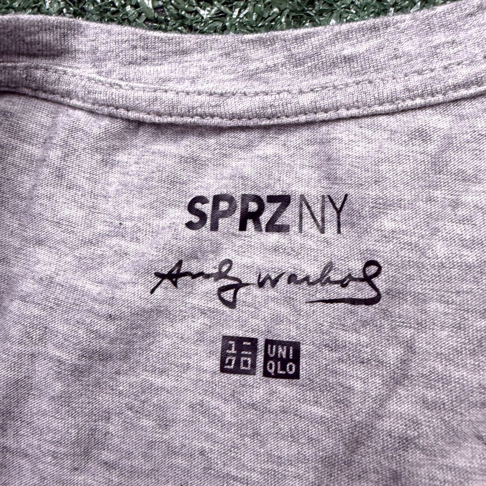 Uniqlo Uniqlo T Shirt Women's Size M Gray Short Sleeve SPRZ NY Tee Warhol Art Basic Shirt Size M / US 6-8 / IT 42-44 - 2 Thumbnail