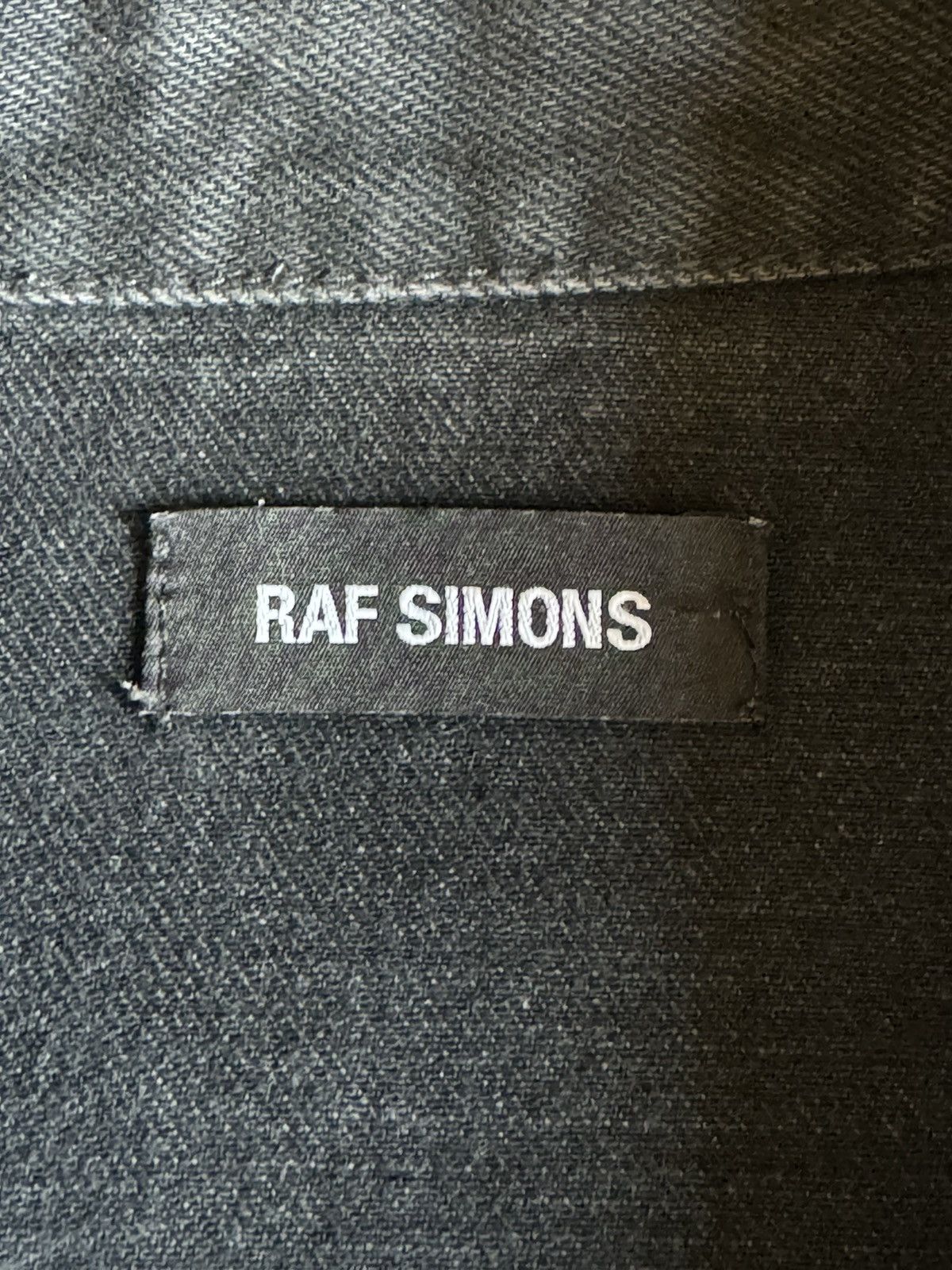 Raf Simons RAF SIMMONS black thick jeans SHIRT SS17 Size US L / EU 52-54 / 3 - 10 Thumbnail