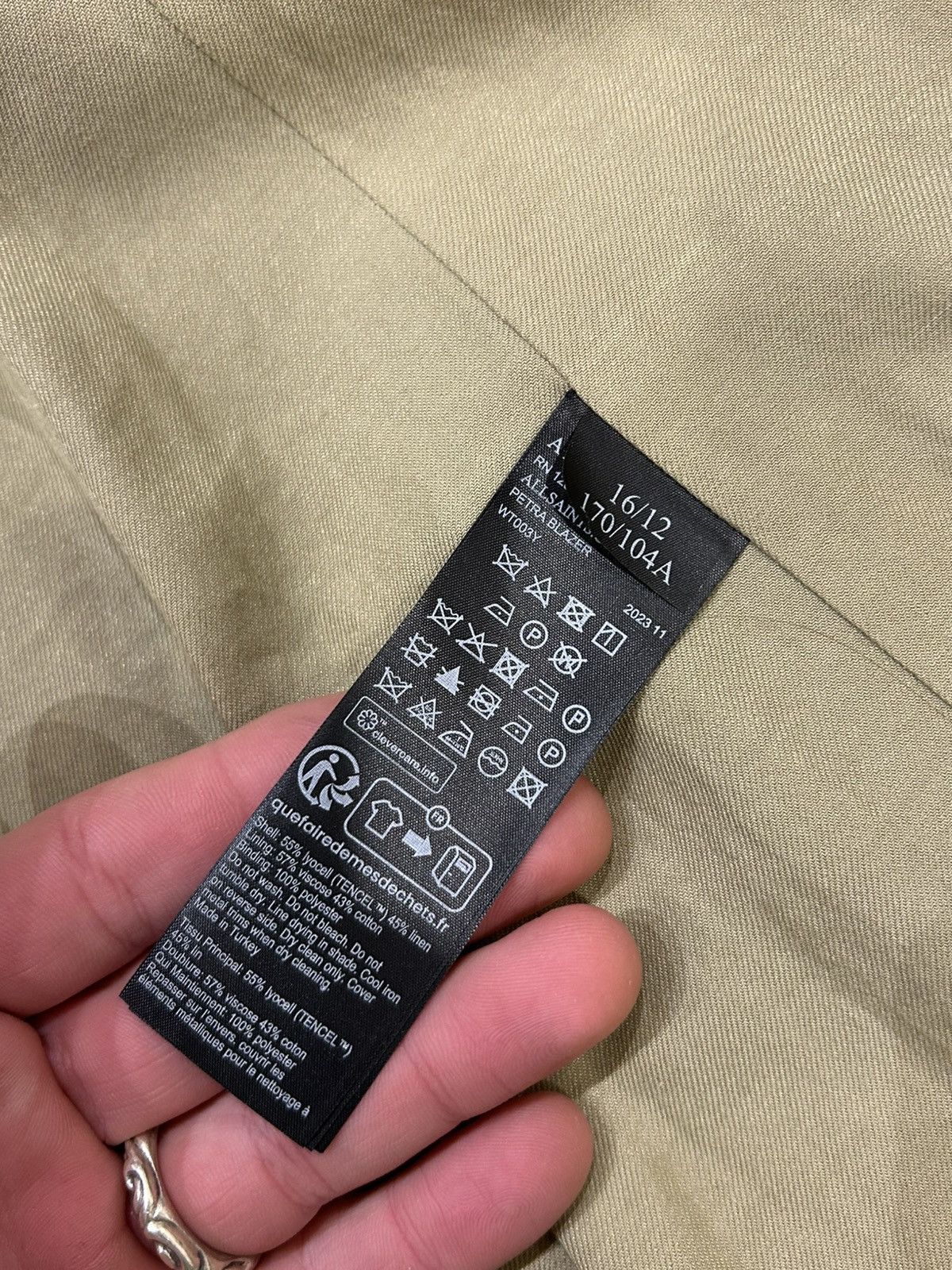 Allsaints Allsaints Blazer Size US L / EU 52-54 / 3 - 5 Thumbnail