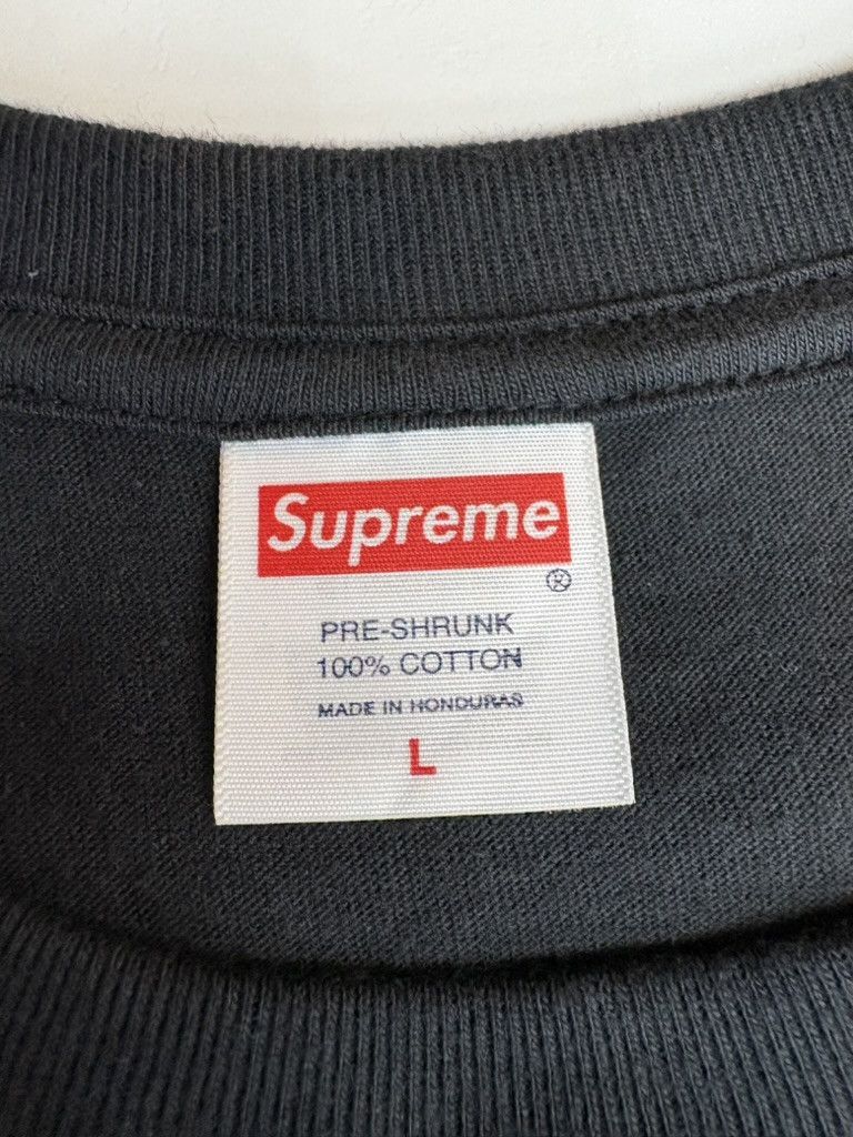 Supreme Supreme Thrasher Back Tail Tee Black Size US L / EU 52-54 / 3 - 9 Thumbnail