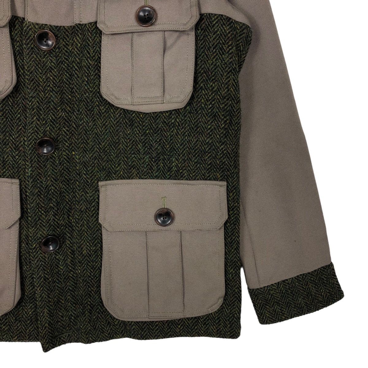 Harris Tweed 90’s Vintage Harris Tweed Dufflers Wool Jacket Cargo Pocket Size US M / EU 48-50 / 2 - 4 Thumbnail