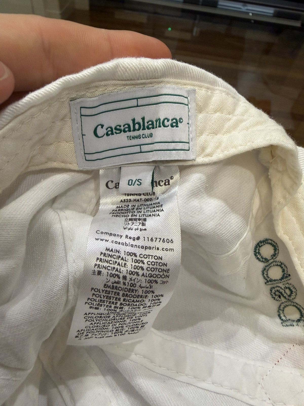 Casablanca Casablanca Casa Sport Hat - White Size ONE SIZE - 7 Thumbnail