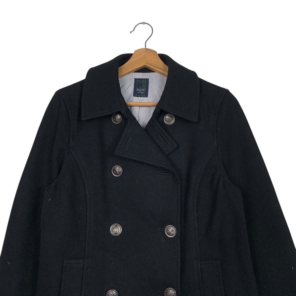 Japanese Brand Keith Double Breasted Wool Jacket Size S / US 4 / IT 40 - 2 Thumbnail