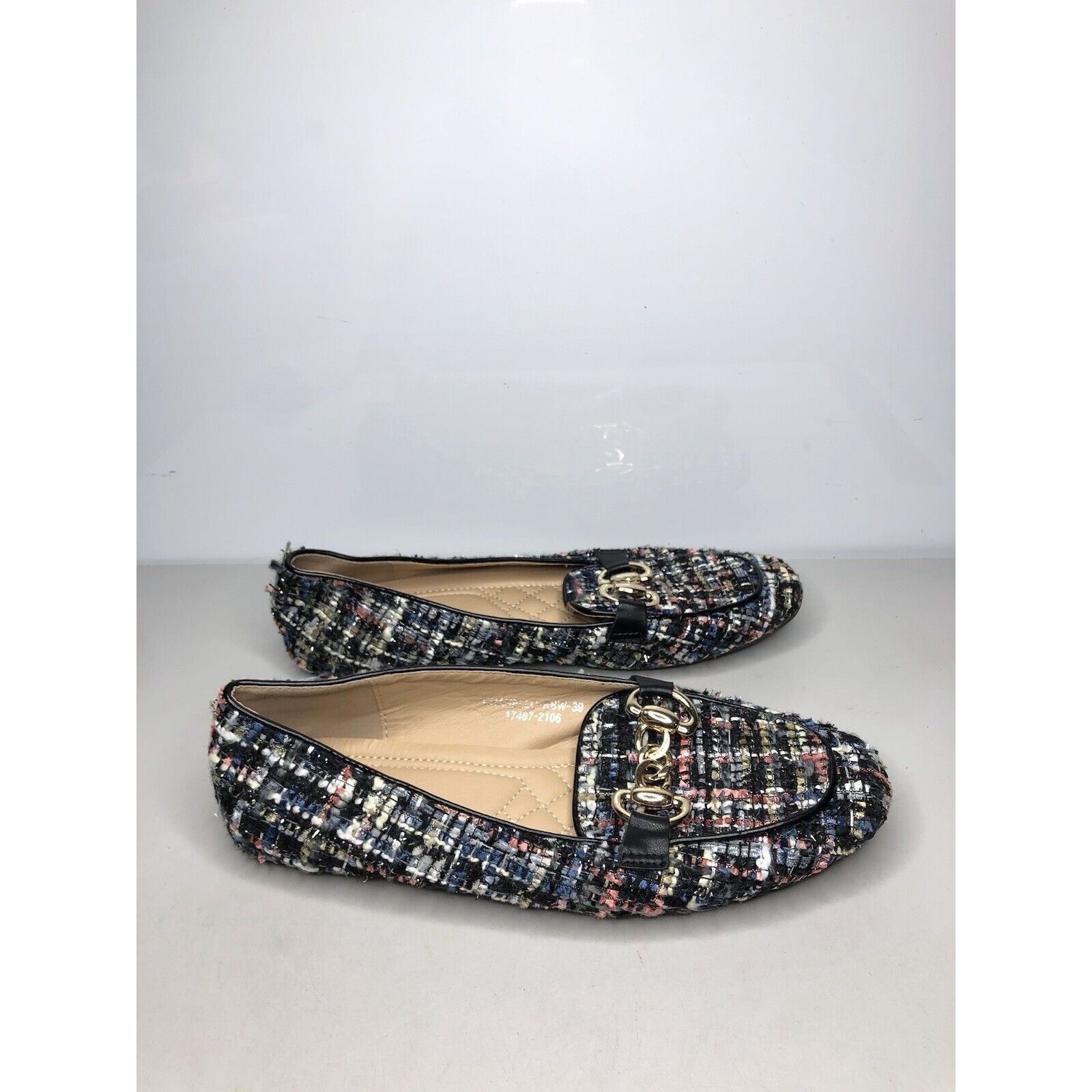 Spring Court Patrizia Spring Step Chanello Multicolor Fabric Leather Flat Size US 8.5 / IT 38.5 - 12 Thumbnail