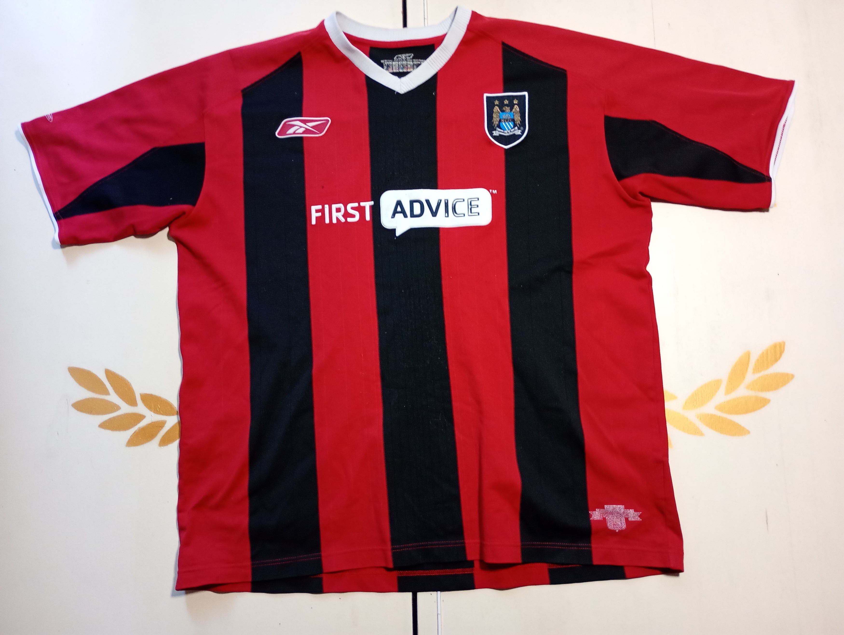 Reebok Reebok Manchester City Away Jersey 2003-2004 Size US XL / EU 56 / 4 - 1 Thumbnail