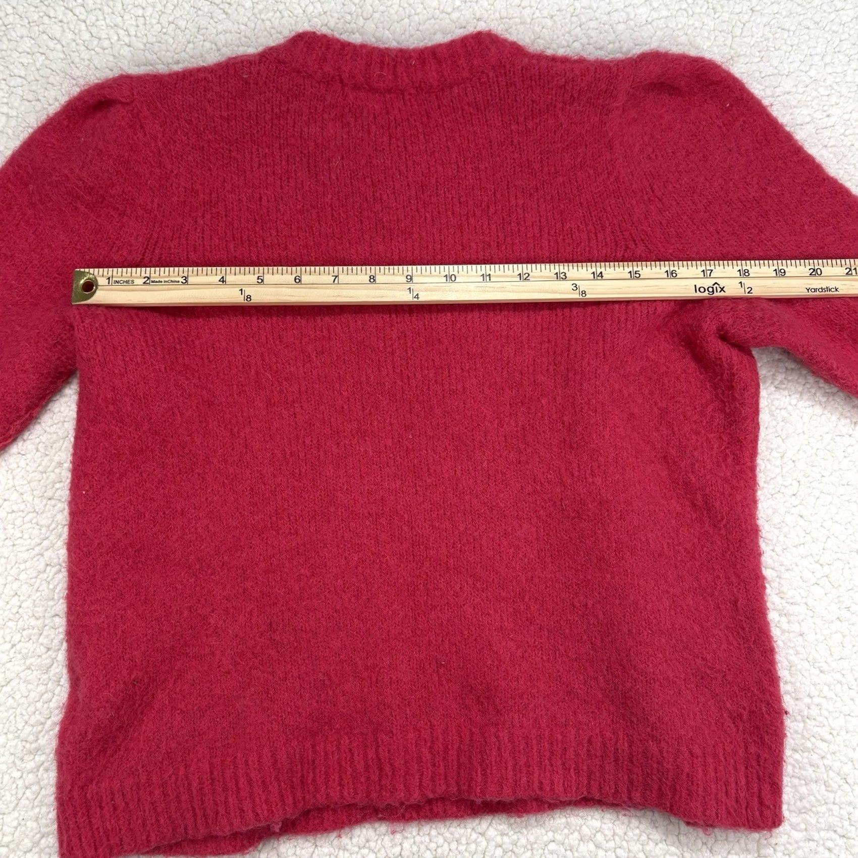 Boden Boden Pink Knit Sweater Wool Mohair Blend Button Shoulder Jumper Barbie Size S Women Pullover Crew Neck Long Sleeve Size S / US 4 / IT 40 - 6 Thumbnail
