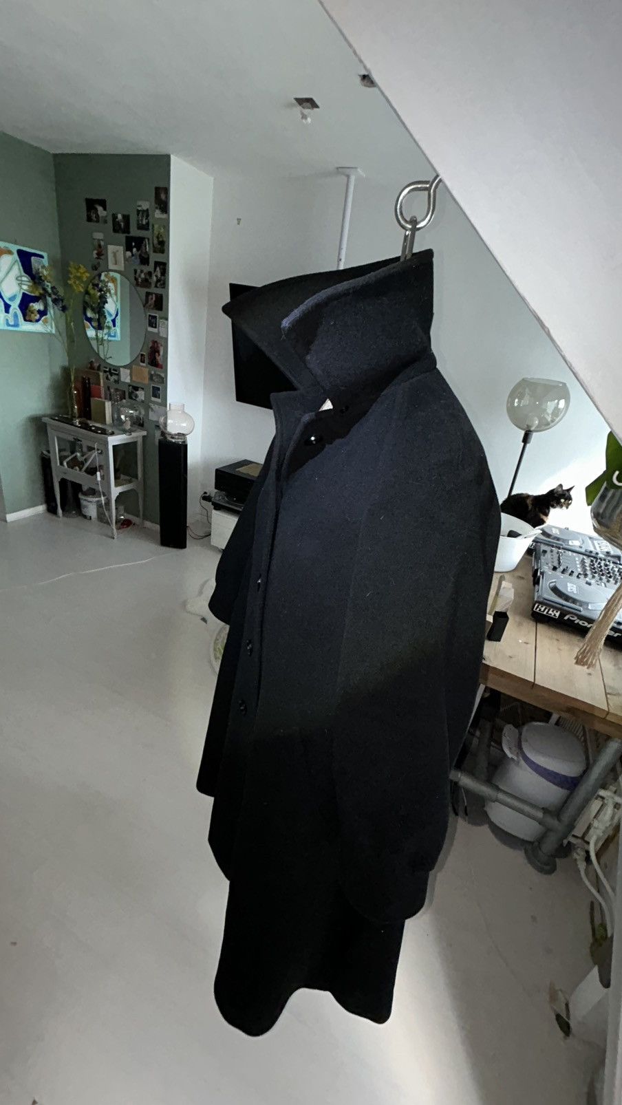 Other Very rare Vintage Maison de Bonneterie Oversized Wool Coat Size ONE SIZE - 13 Thumbnail