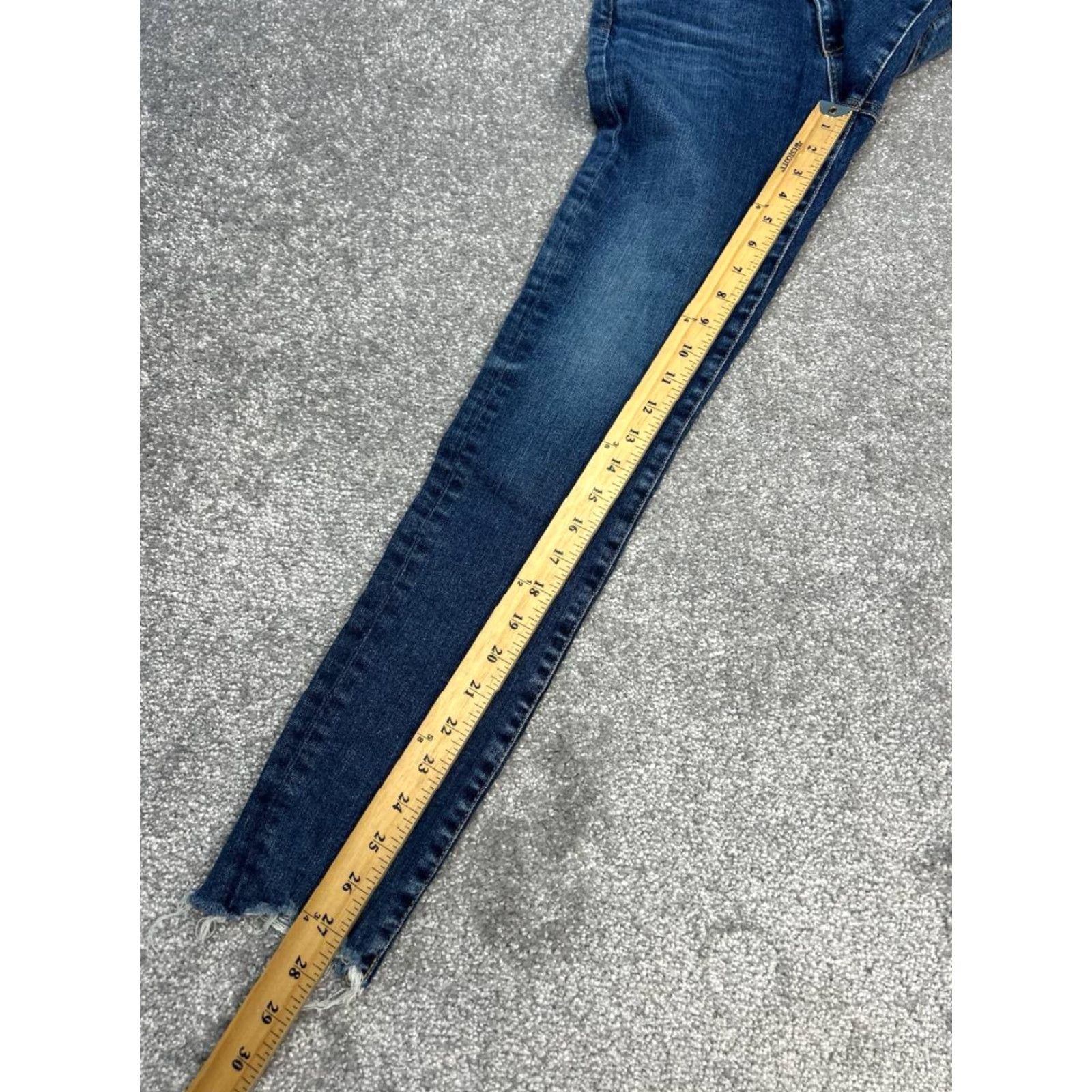 Vintage AG Adriano Goldschmied Farrah Jeans Women 26 Regular High Rise Blue Skinny Denim 5-Pocket Modern Style Size 26" / US 2 / IT 38 - 5 Thumbnail