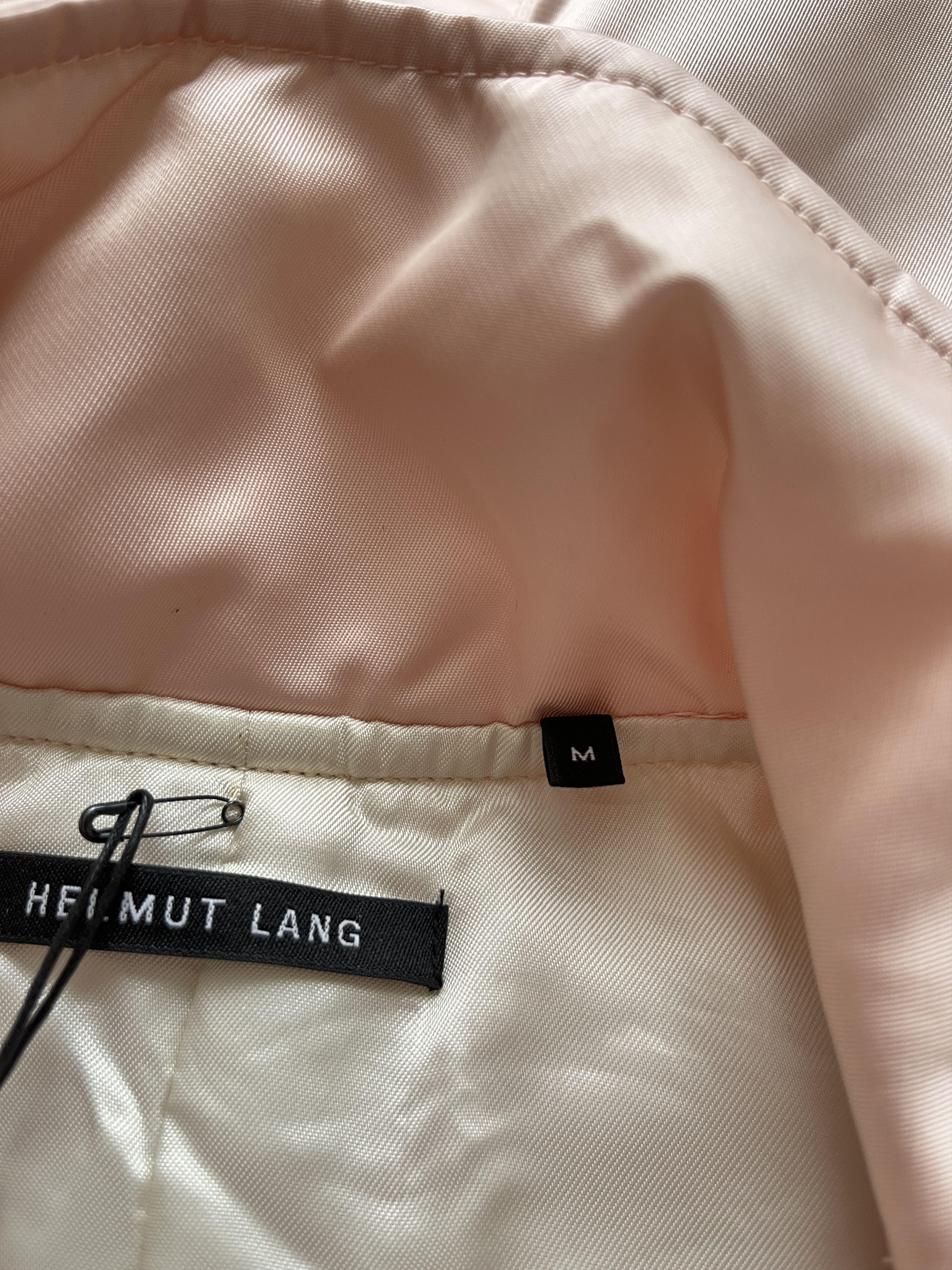 Helmut Lang ⚡️QUICK SALE⚡️Helmut Lang Pale Pink Nylon Bomber Jacket Size US M / EU 48-50 / 2 - 4 Thumbnail