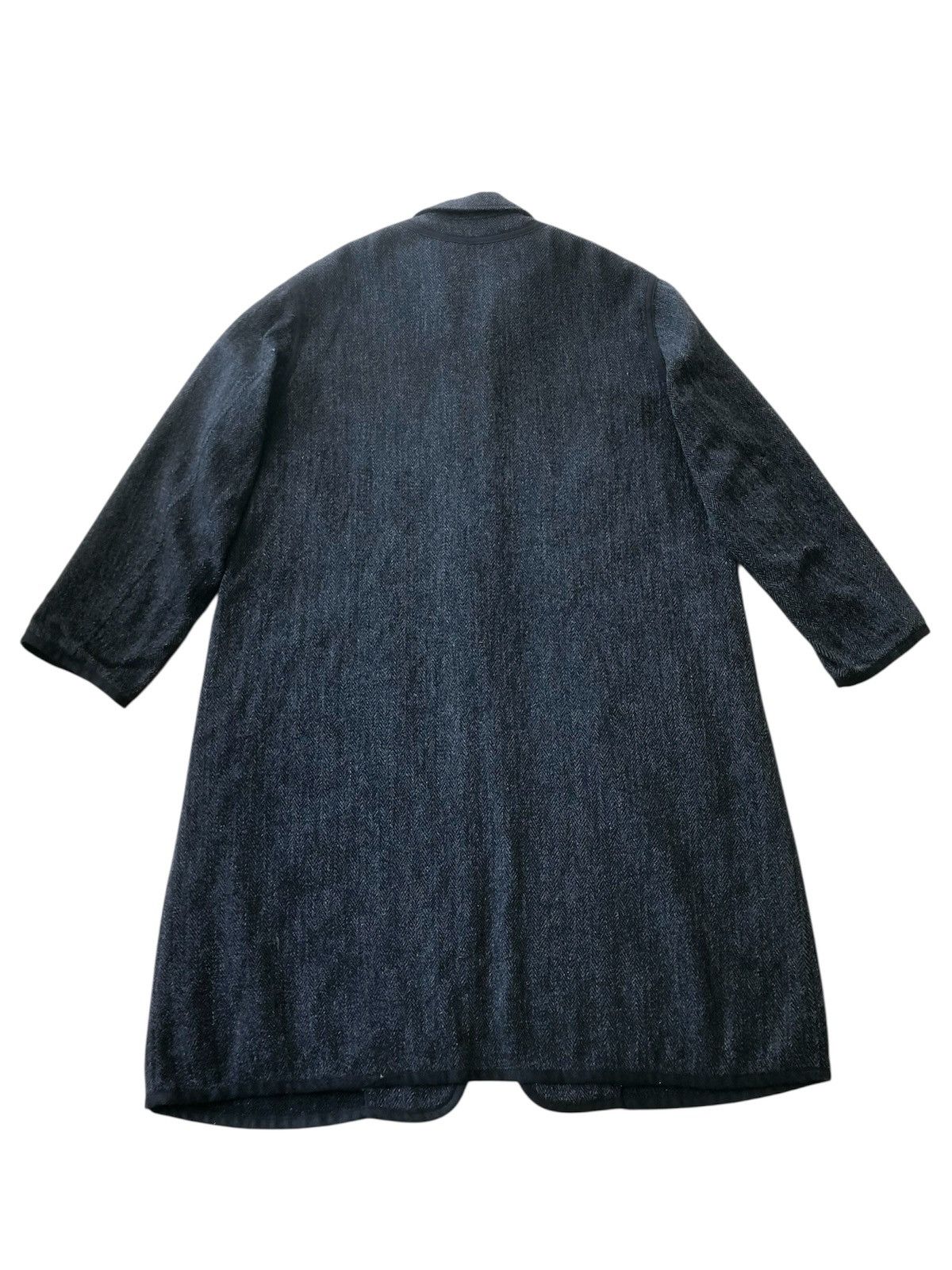 Yohji Yamamoto 🔥RARE ARCHIVE💥 Houndstooth Yohji Yamamoto Long Coat Wool Size US XL / EU 56 / 4 - 6 Thumbnail