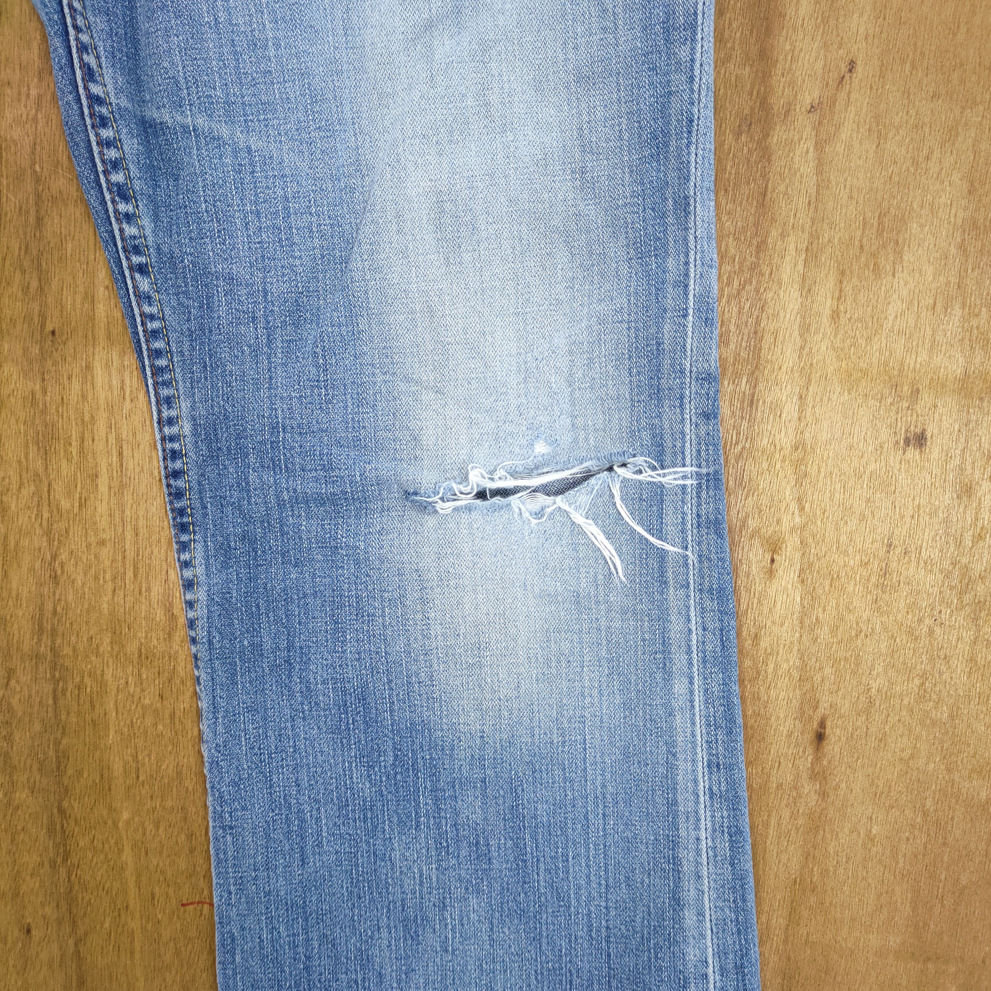 Banana Republic VINTAGE BANANA REPUBLIC DISTRESSED JEANS PANTS Size US 34 / EU 50 - 5 Thumbnail