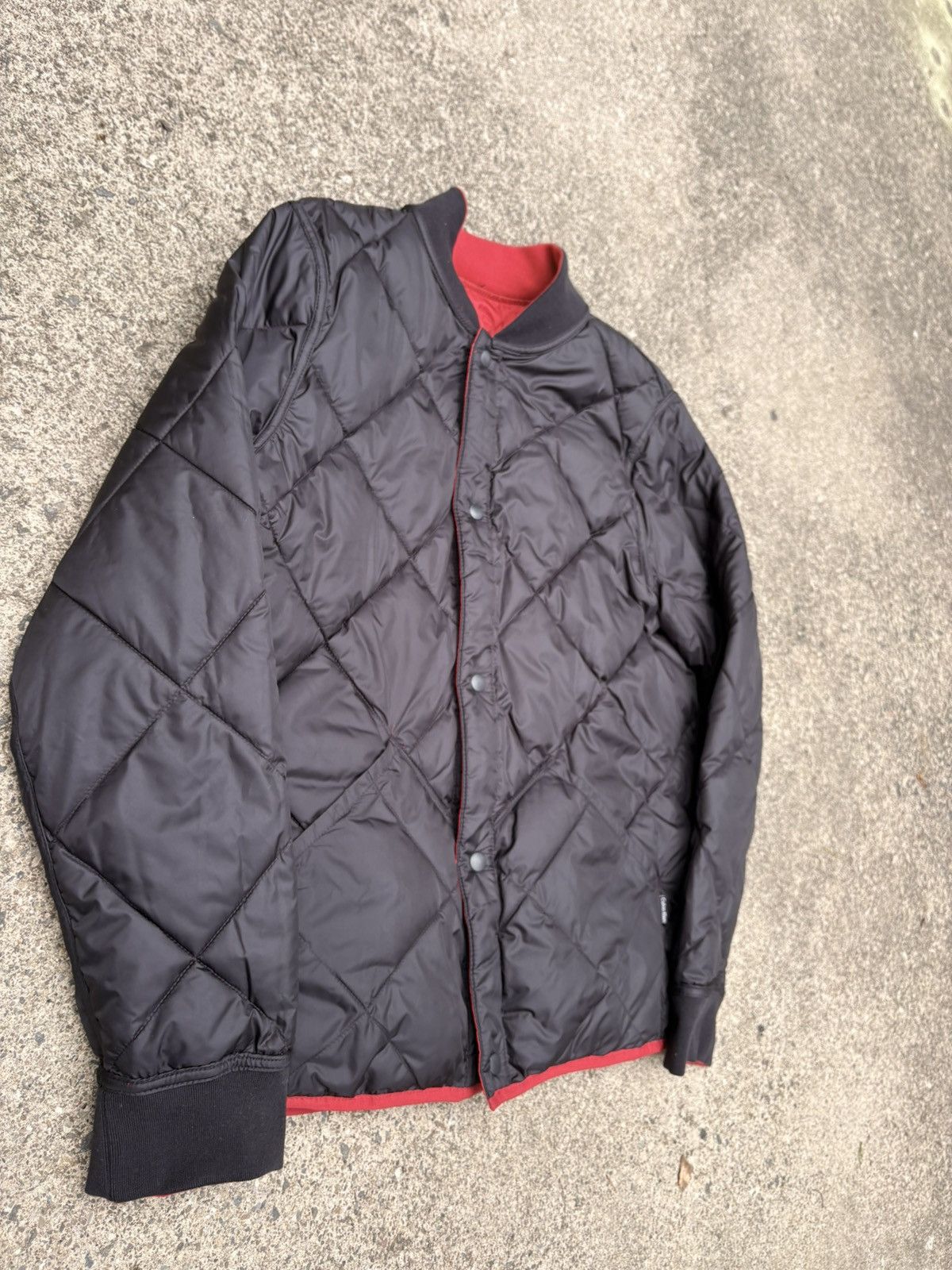 Calvin Klein Calvin Klein Reversible Quilted Bomber Jacket Size US M / EU 48-50 / 2 - 4 Thumbnail