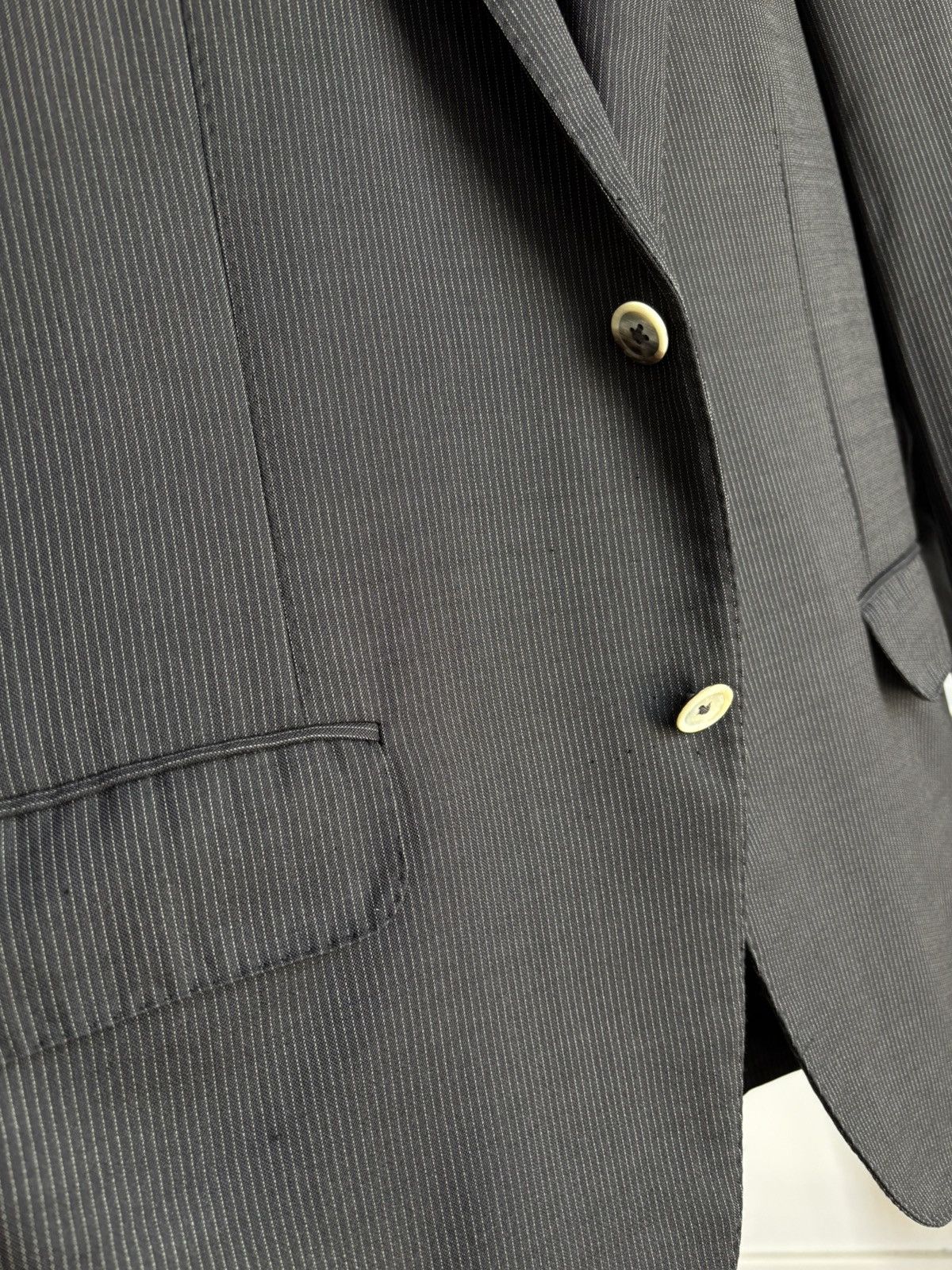 Corneliani Corneliani Leader Black Super 150s Wool Suit Size 40R - 6 Thumbnail