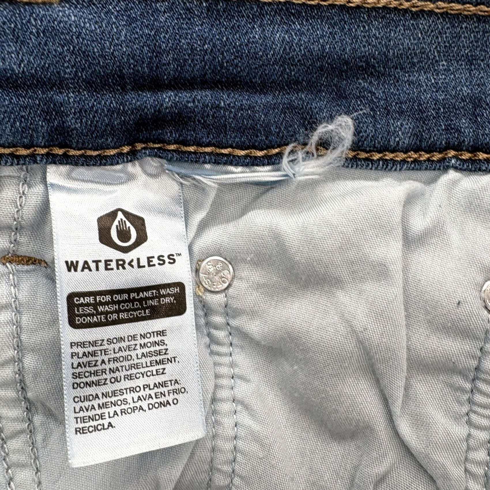 Levi's Levis 726 Flare Jeans Womens 16W Blue Med Wash High Rise Stretch Western Cowgirl Jeans Size 38" / US 16 / IT 52 - 4 Thumbnail