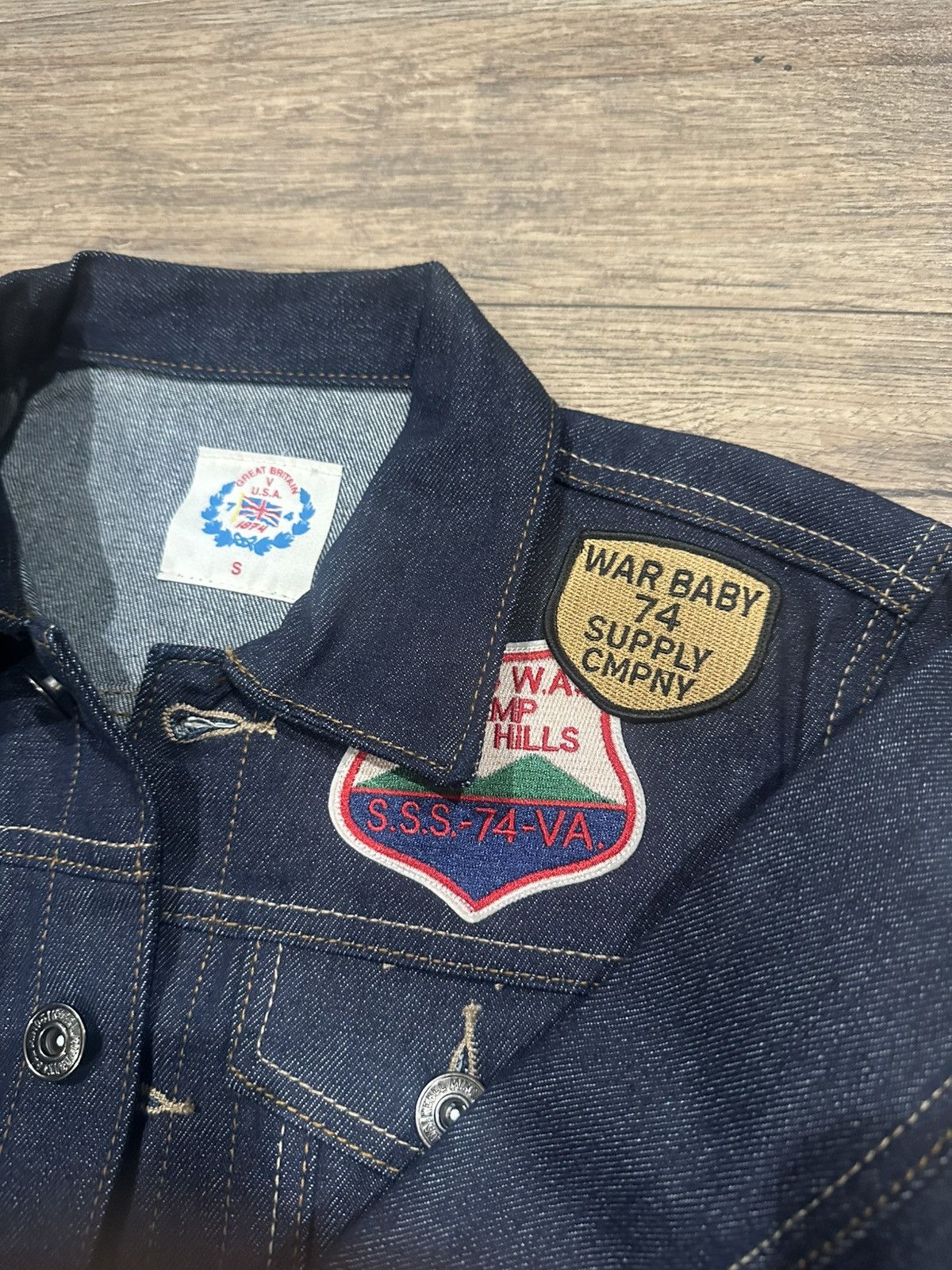 74 Is War 74 IS WAR DENIM SUPPLY DENIM JACKET Size US S / EU 44-46 / 1 - 3 Thumbnail