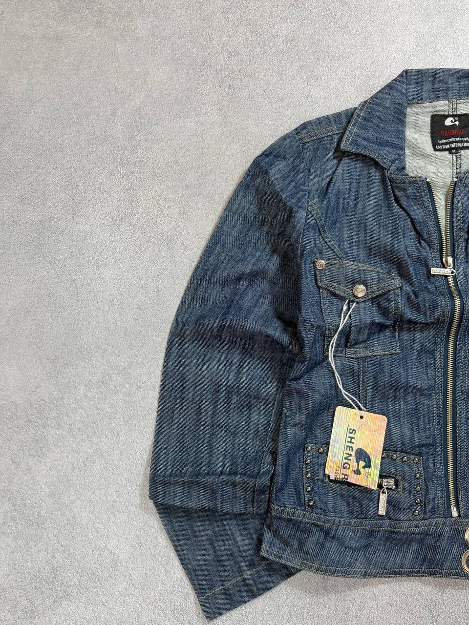 Japanese Brand VTG 90s Denim Trucker Multi-zip archive japan style jacket Size US S / EU 44-46 / 1 - 6 Thumbnail