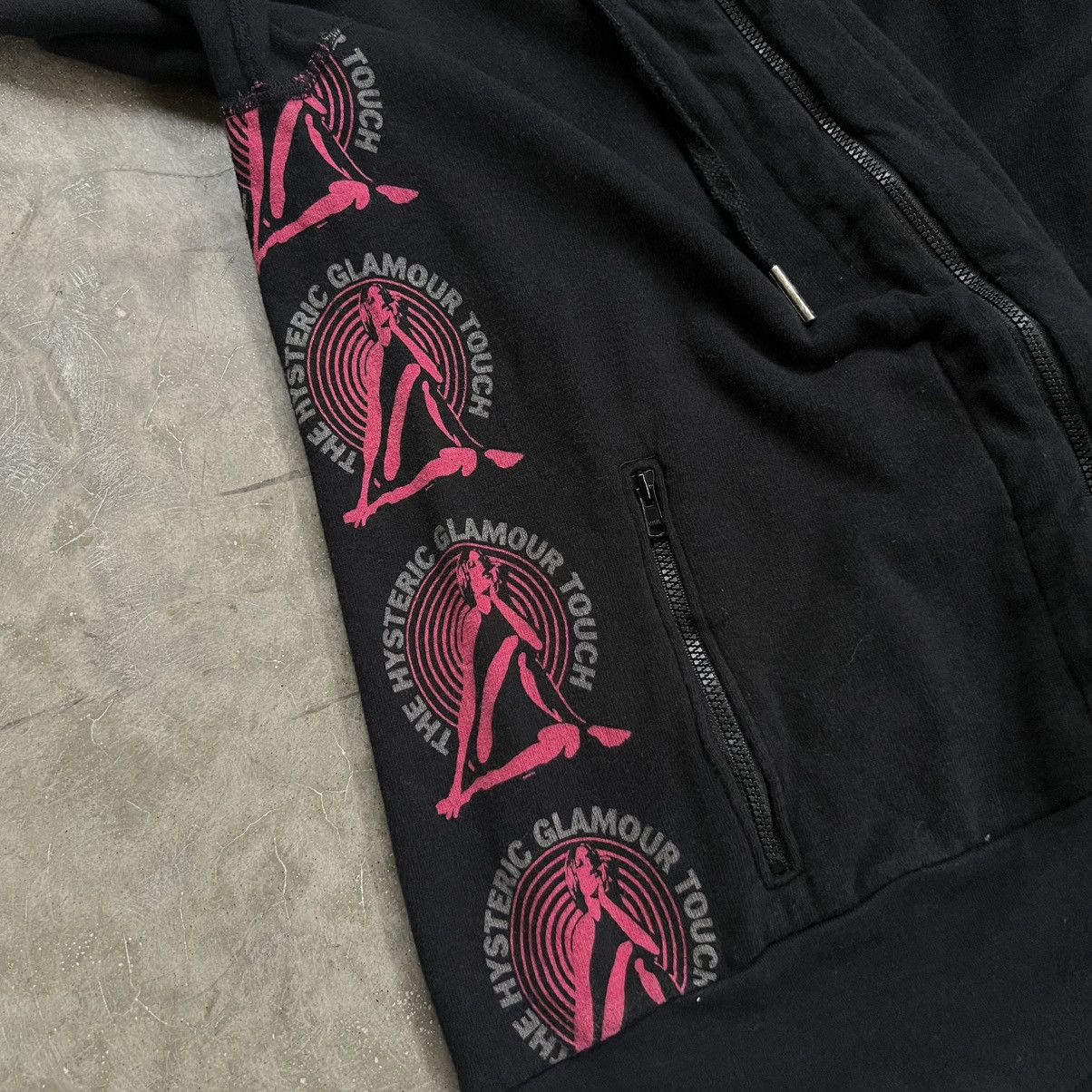 Hysteric Glamour 2000s Hysteric Glamour Touch Zip Hoodie Size US M / EU 48-50 / 2 - 5 Thumbnail