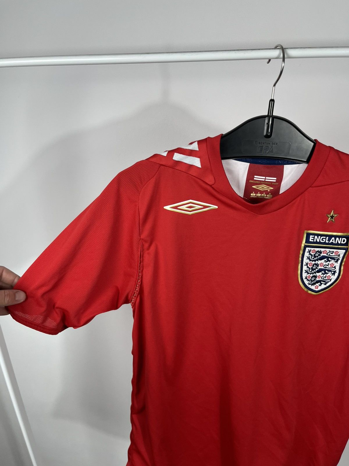 Nike Vintage England Football Shirt Umbro Red National Team Size US S / EU 44-46 / 1 - 8 Thumbnail