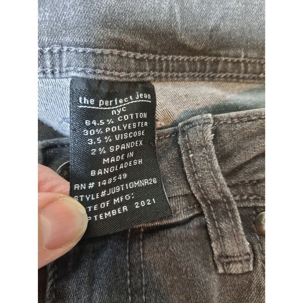 Other The Perfect Jean NYC Slim Fit Gray Denim Jeans Pants Casual Size US 30 / EU 46 - 2 Thumbnail