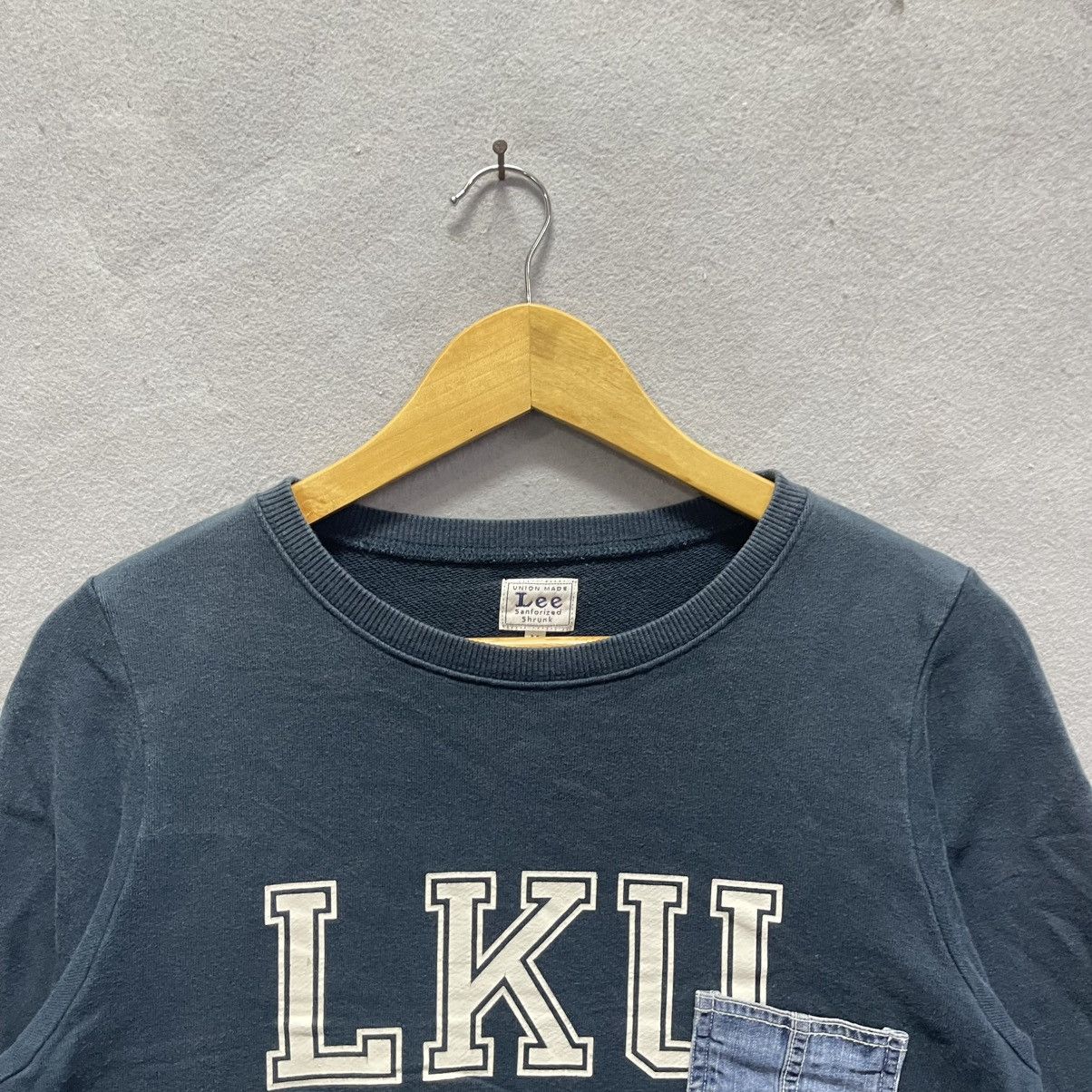 Lee Vintage 1990s Lee LKU Pocket Crewneck Sweatshirt Size US M / EU 48-50 / 2 - 2 Thumbnail