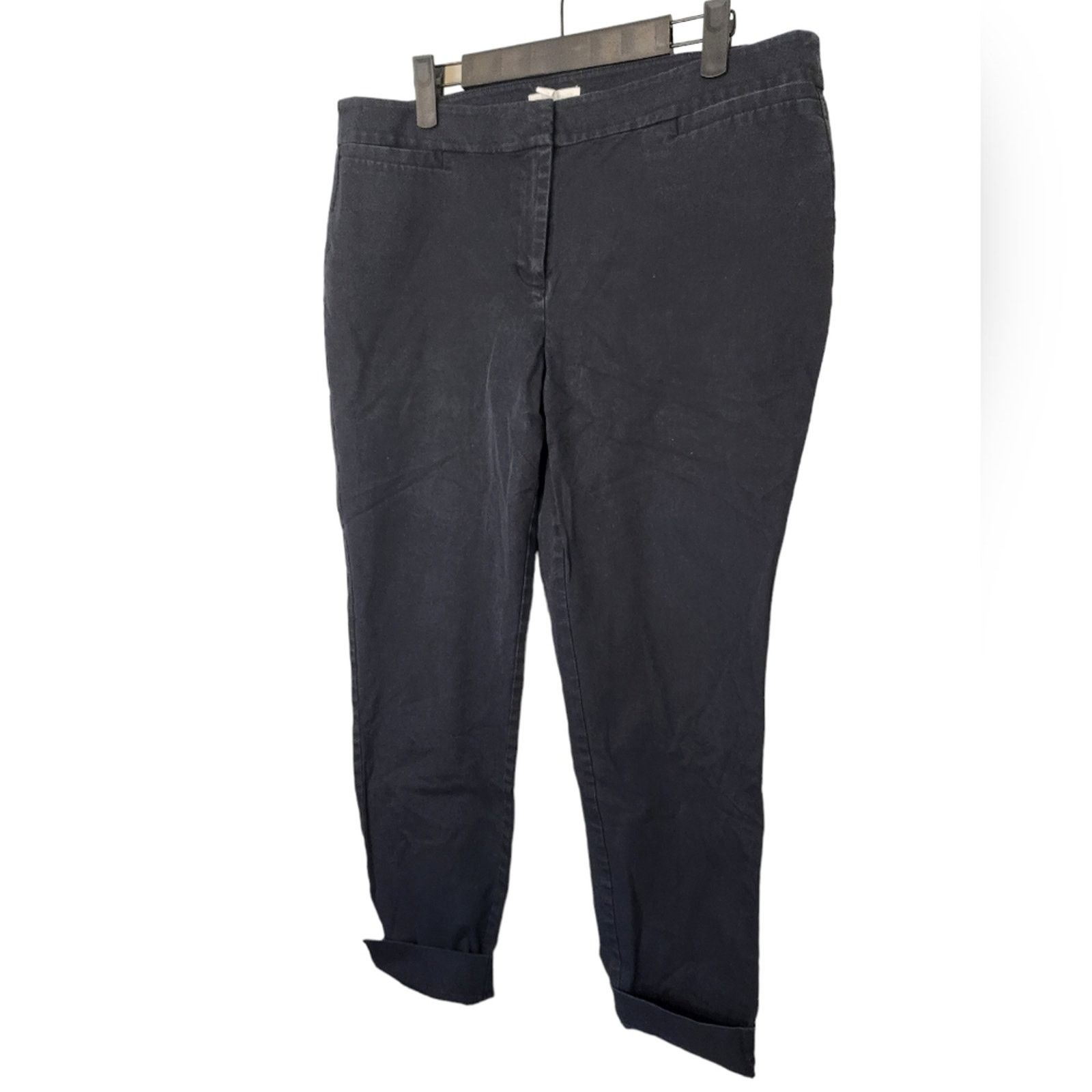 Eileen Fisher Eileen Fisher Organic Cotton Cuffed Trouser Pants Medium Size 30" / US 8 / IT 44 - 3 Thumbnail
