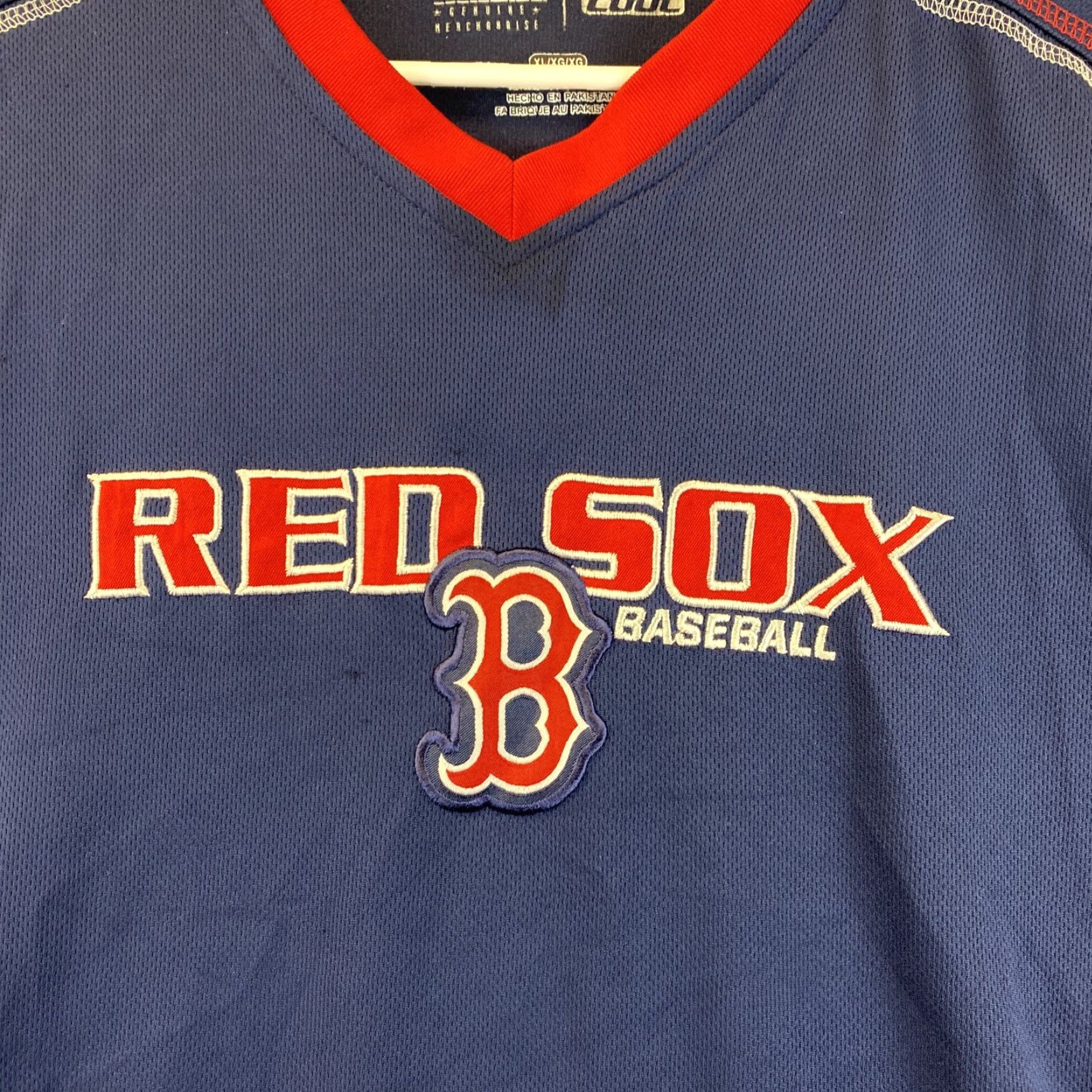 MLB VINTAGE Boston Red Sox Shirt Nike Dri-Fit MLB Regular Tee Men XL Navy Blue MLB Baseball Tee /48-49 Size US XL / EU 56 / 4 - 3 Thumbnail