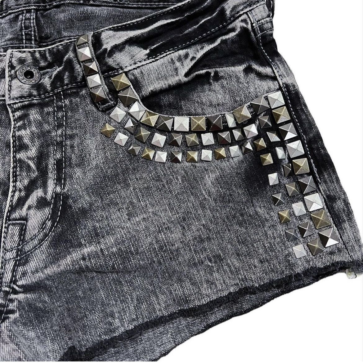 Bape Bapy Studded Denim Shorts Size 30" / US 8 / IT 44 - 5 Thumbnail