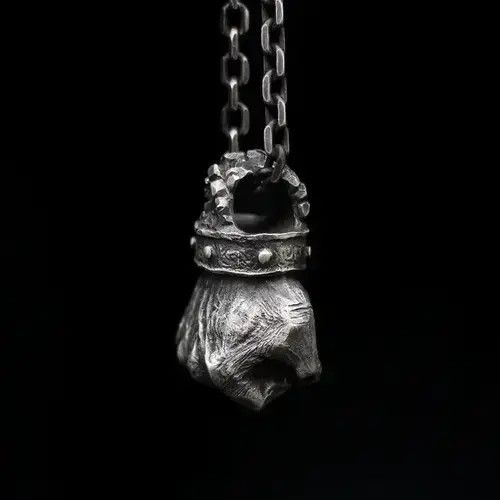 Other Gothic Pendants Fist Cross Necklace Size ONE SIZE - 2 Thumbnail