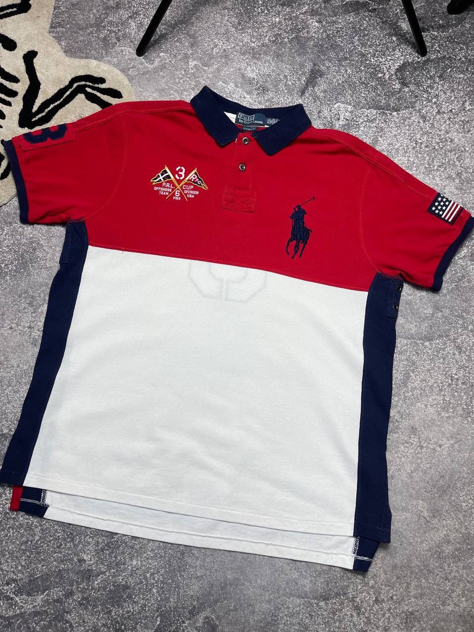 Vintage polo Ralph Lauren United States rare tee