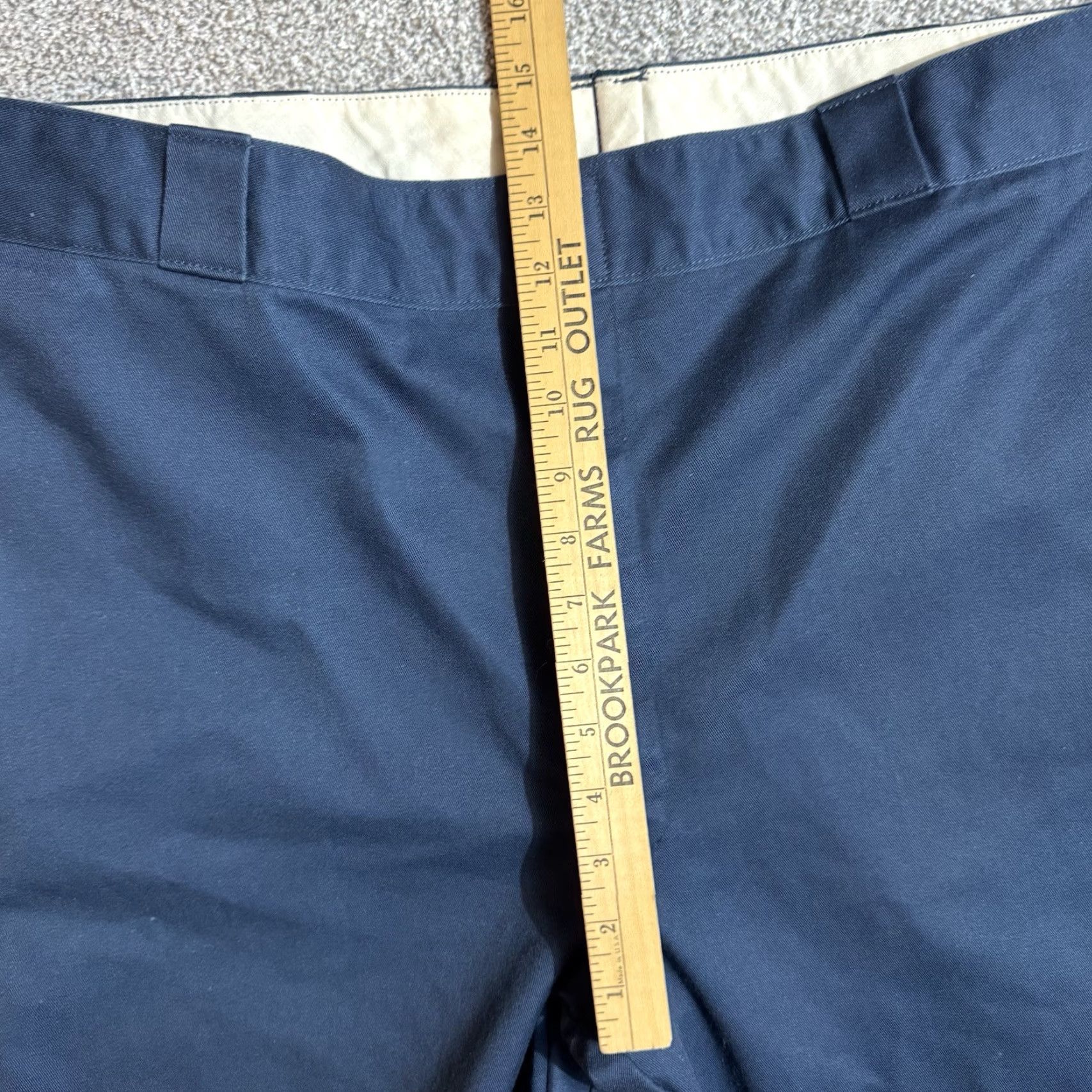 Dickies VINTAGE Dickies Pants Mens 42x30 Work Pants City USA Minimalist 90s Dress Pants Straight Blue Cotton Polyester Regular 65% Polyester 35% Cotton Mens Size US 42 / EU 58 - 5 Thumbnail