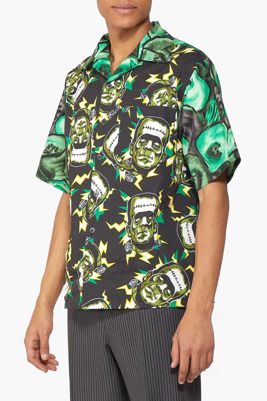 Prada PRADA 'Frankenstein' cuban collar shirt FW19 Size US L / EU 52-54 / 3 - 15 Thumbnail