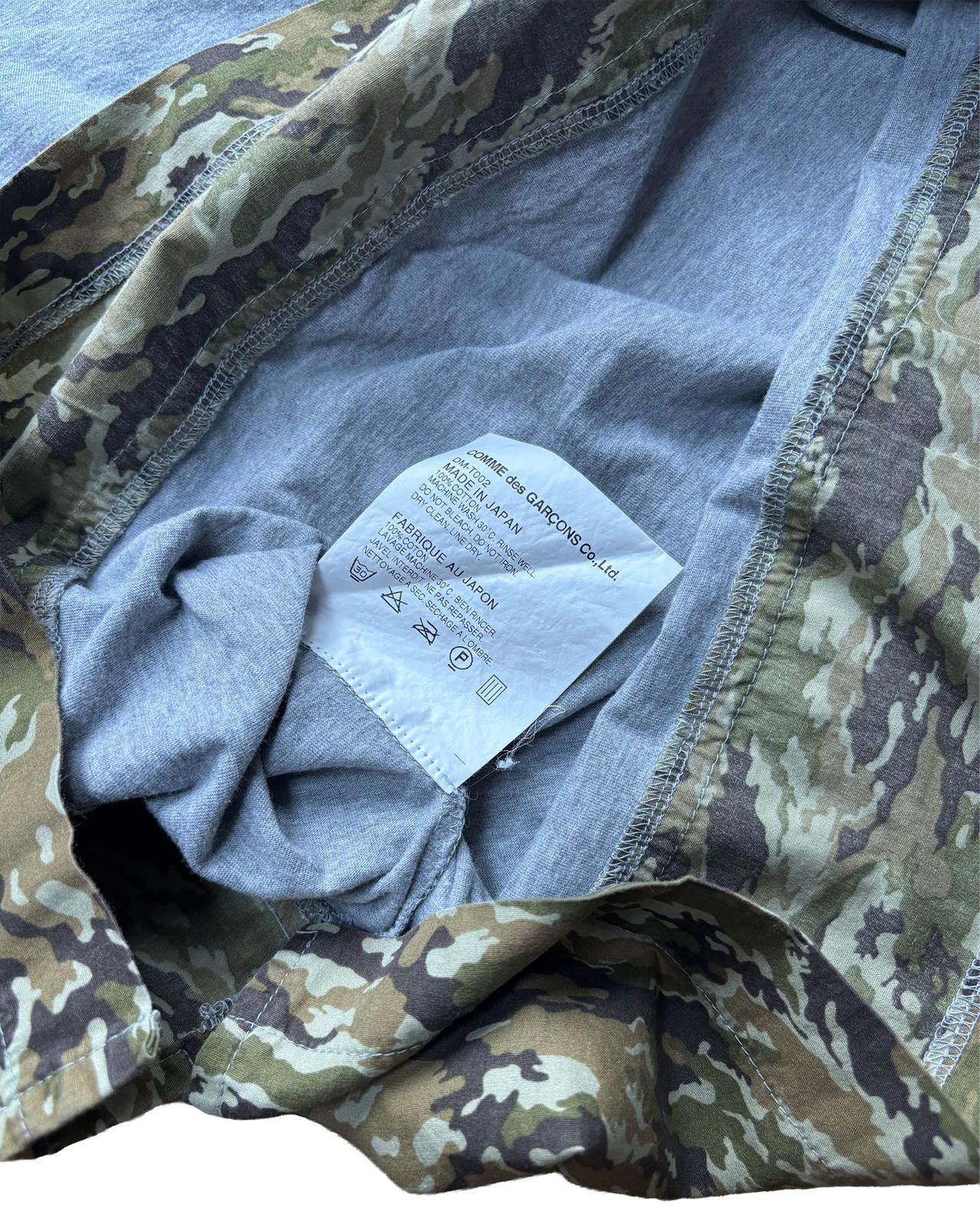 Comme des Garcons CDG Homme Deux Camo Tee Grey S Size US S / EU 44-46 / 1 - 5 Thumbnail