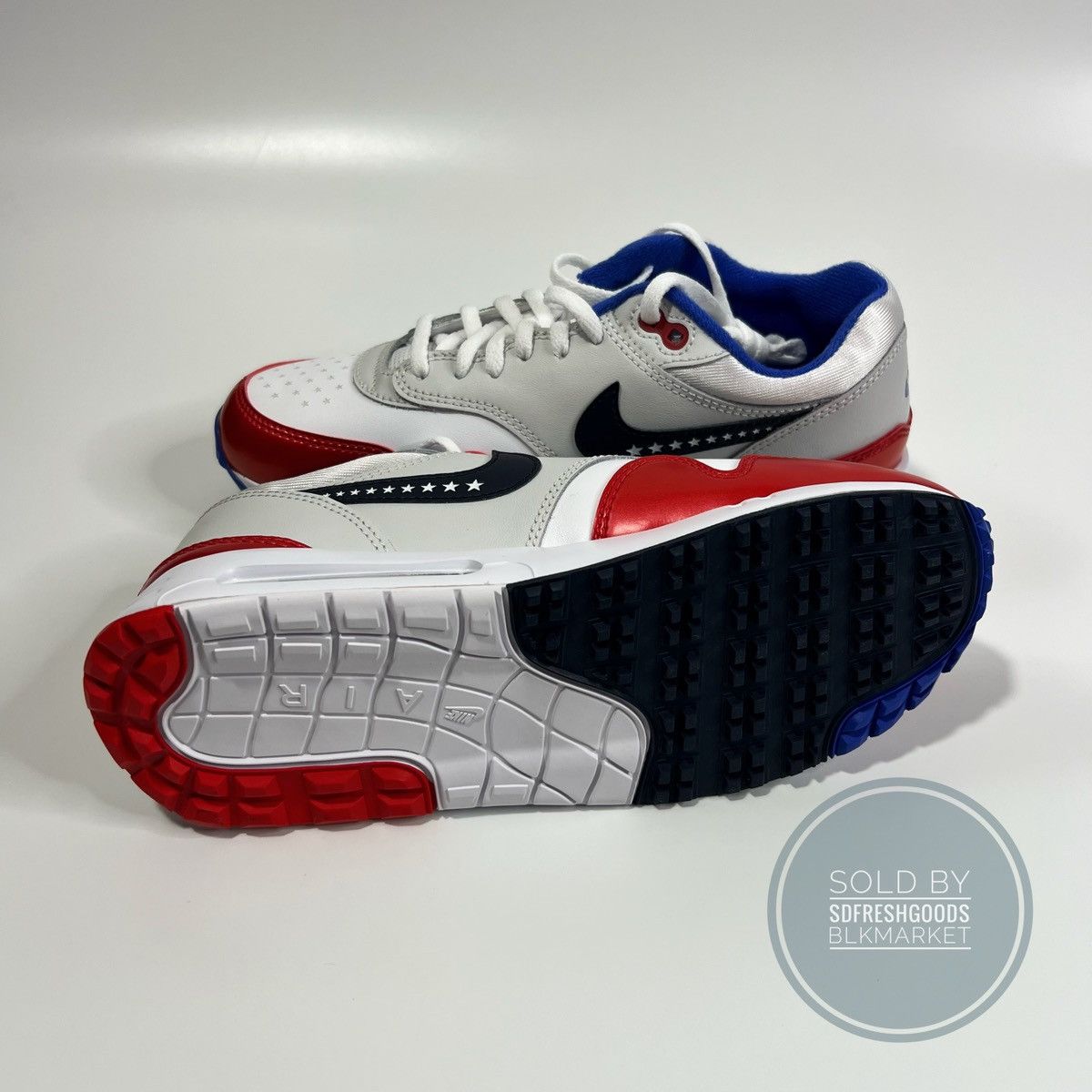 Nike Nike Air Max 1 '86 OG Golf NRG Ryder Solheim Cup USA 7M Size US 7 / EU 40 - 5 Thumbnail