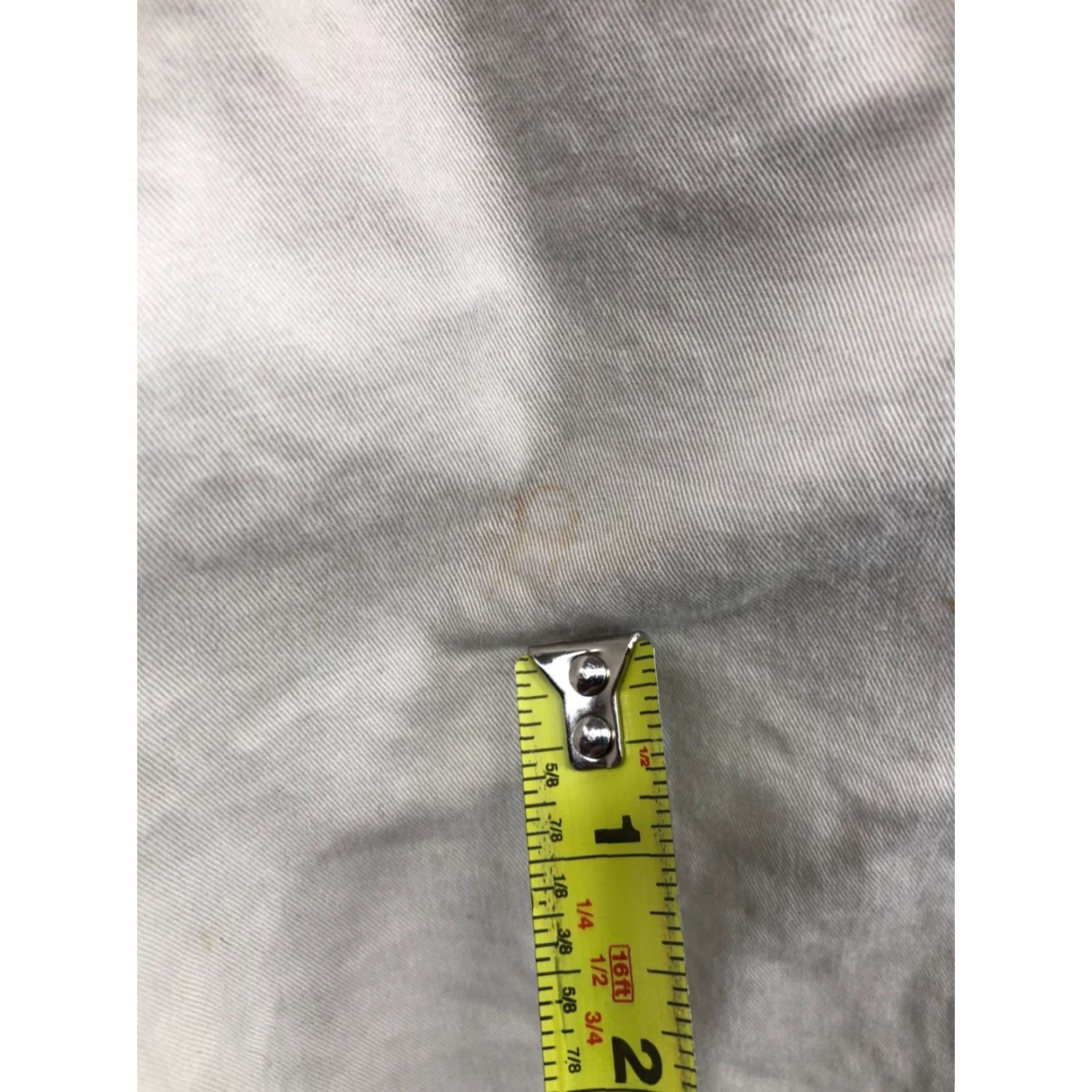 Old Navy Old Navy Chino Pants Mens 38x34 Beige Regular 5-Pocket Logo Zip Button Flat Front Knit Blend Cotton Polyester Slim Skinny Men Holiday 90s? Size US 38 / EU 54 - 7 Thumbnail