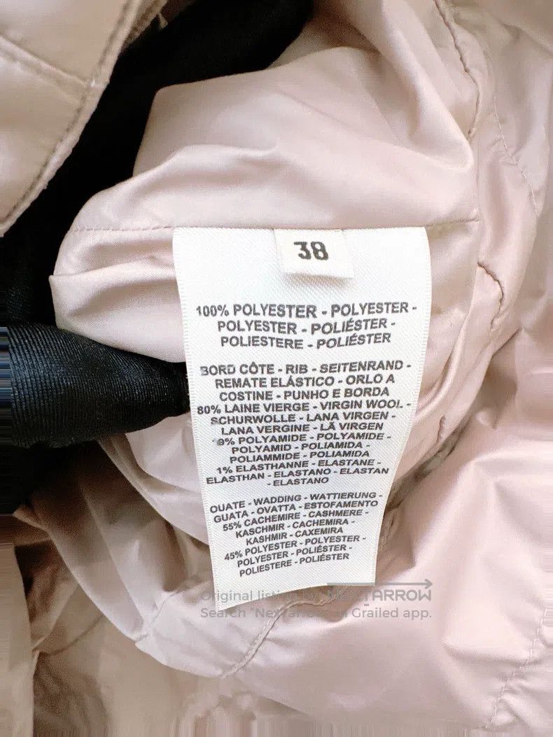 Hermes Hermes Khaki diamond-patterned cotton coat Size XS / US 0-2 / IT 36-38 - 4 Thumbnail