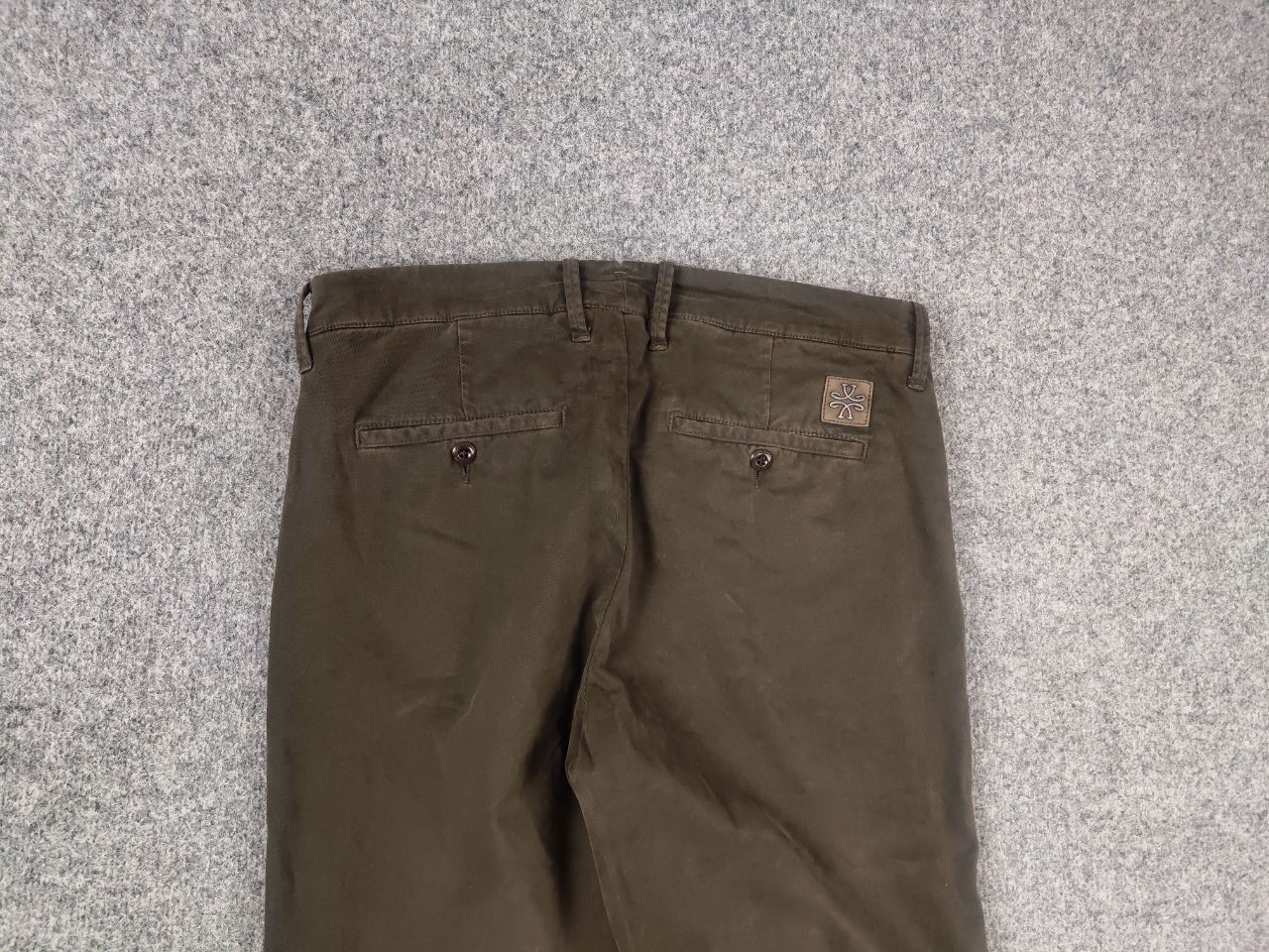 Jacob Cohen Jacob Cohen Italy bobby Trouser chino Green canvas Pants Size US 33 - 9 Thumbnail