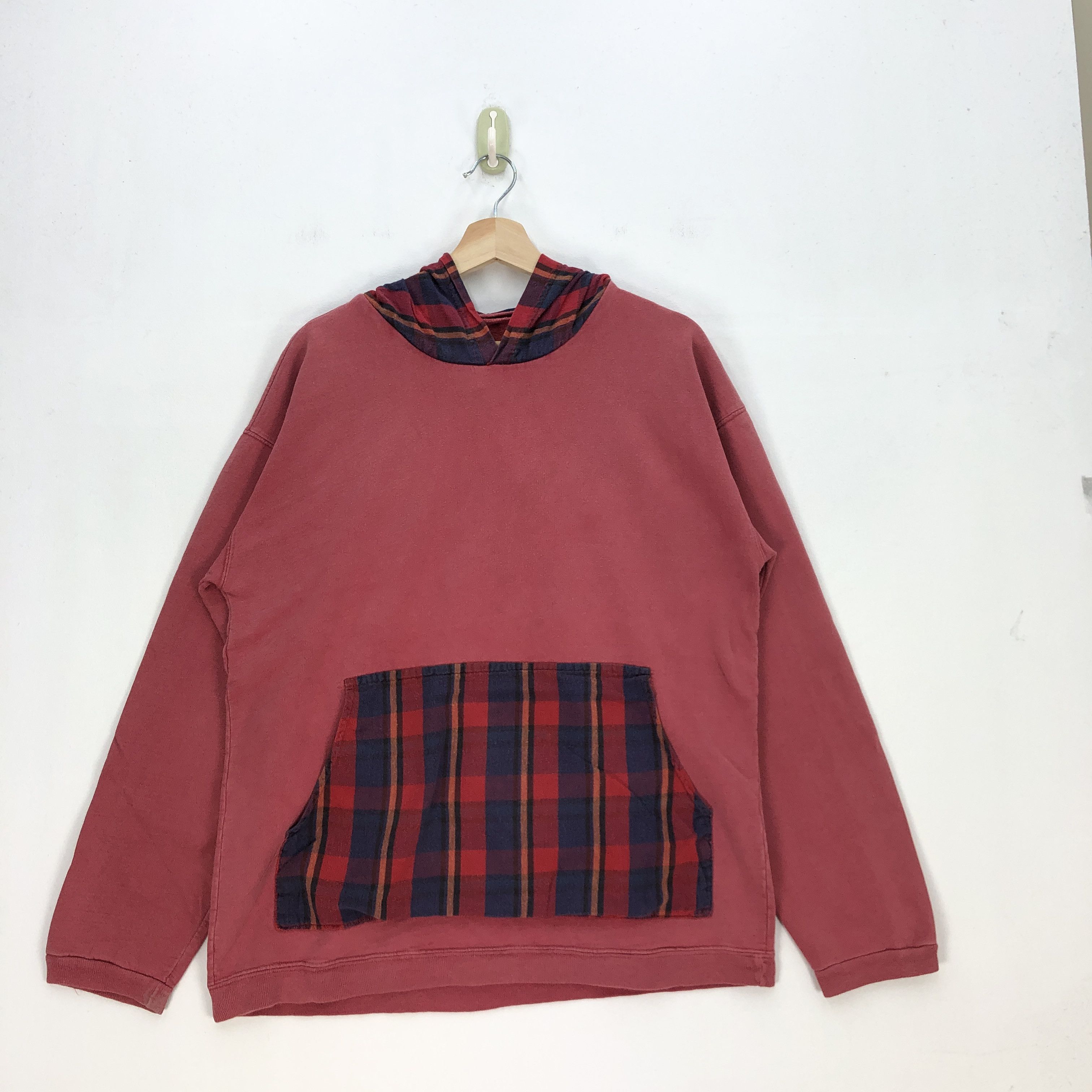 Japanese Brand × Vintage Vintage Body Equip Sweater Hoodie Checkered Sweatshirt Size US M / EU 48-50 / 2 - 3 Thumbnail