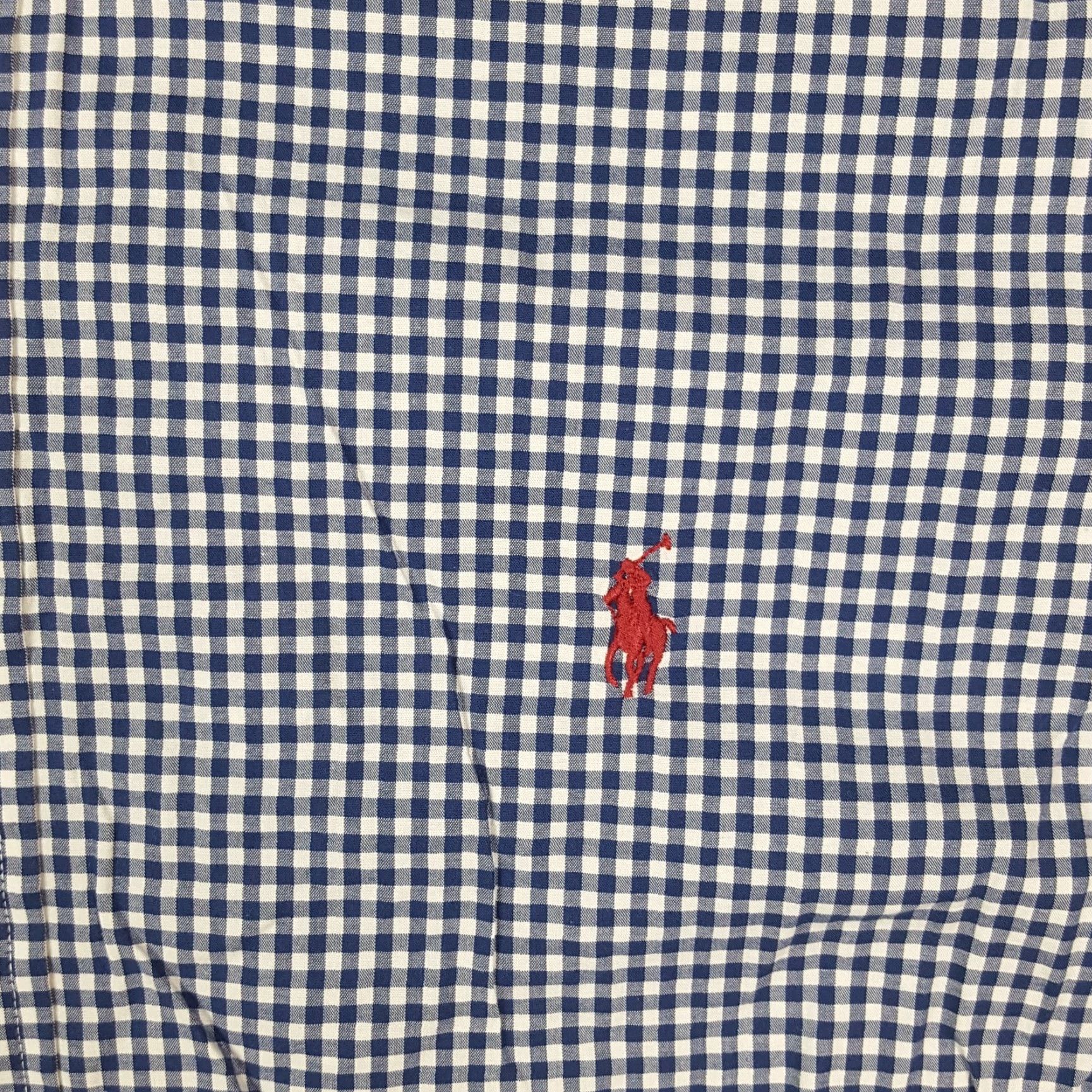 Ralph Lauren VINTAGE Ralph Lauren Men’s Button-Down Shirt XL Blue Gingham Plaid Long Sleeve Collared Casual Workwear 90s Size US XL / EU 56 / 4 - 4 Thumbnail