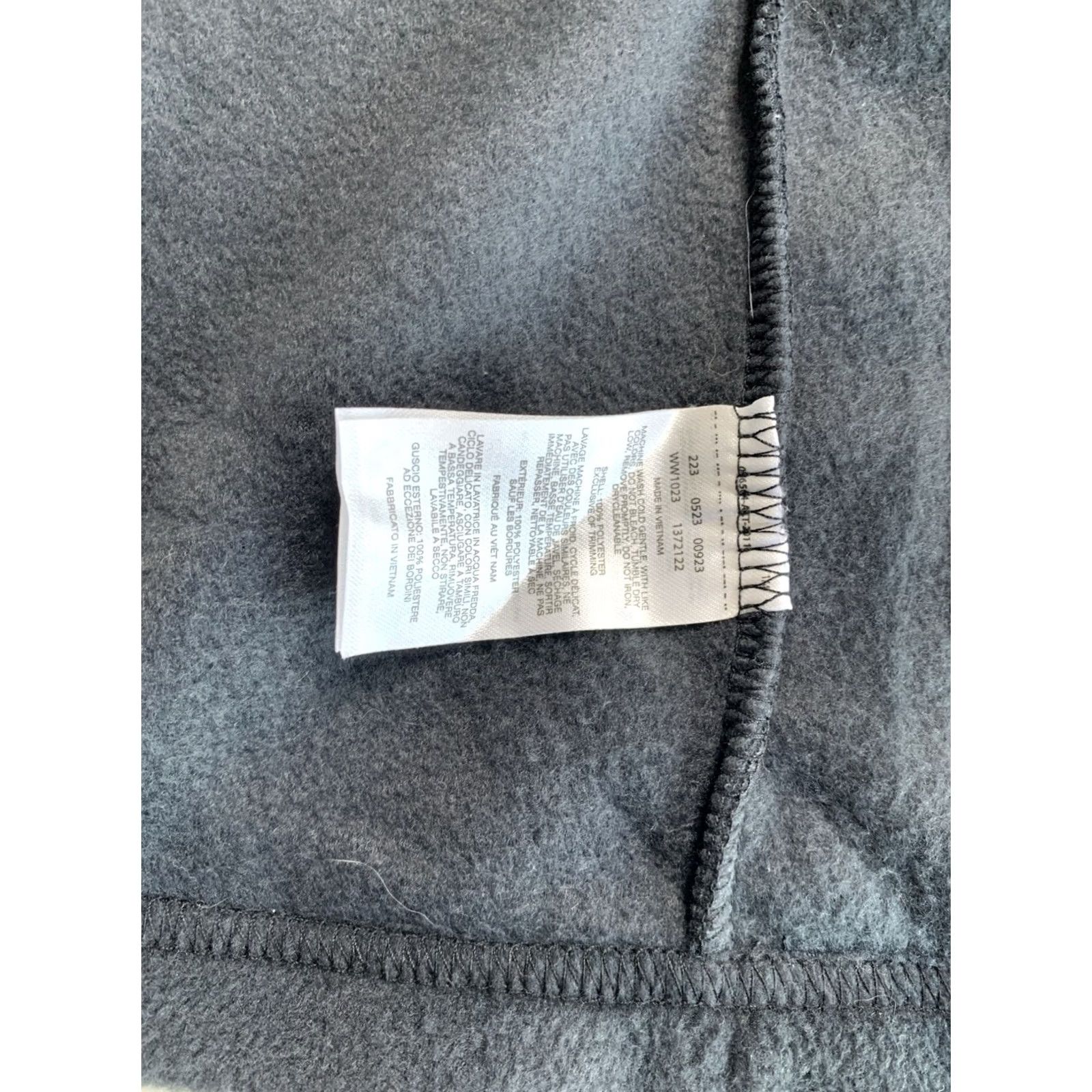 Vintage Columbia Vest Womens Plus Size 1X Charcoal Fleece Sleeveless Full Zip Pockets NWT12560 Size XL / US 12-14 / IT 48-50 - 6 Thumbnail