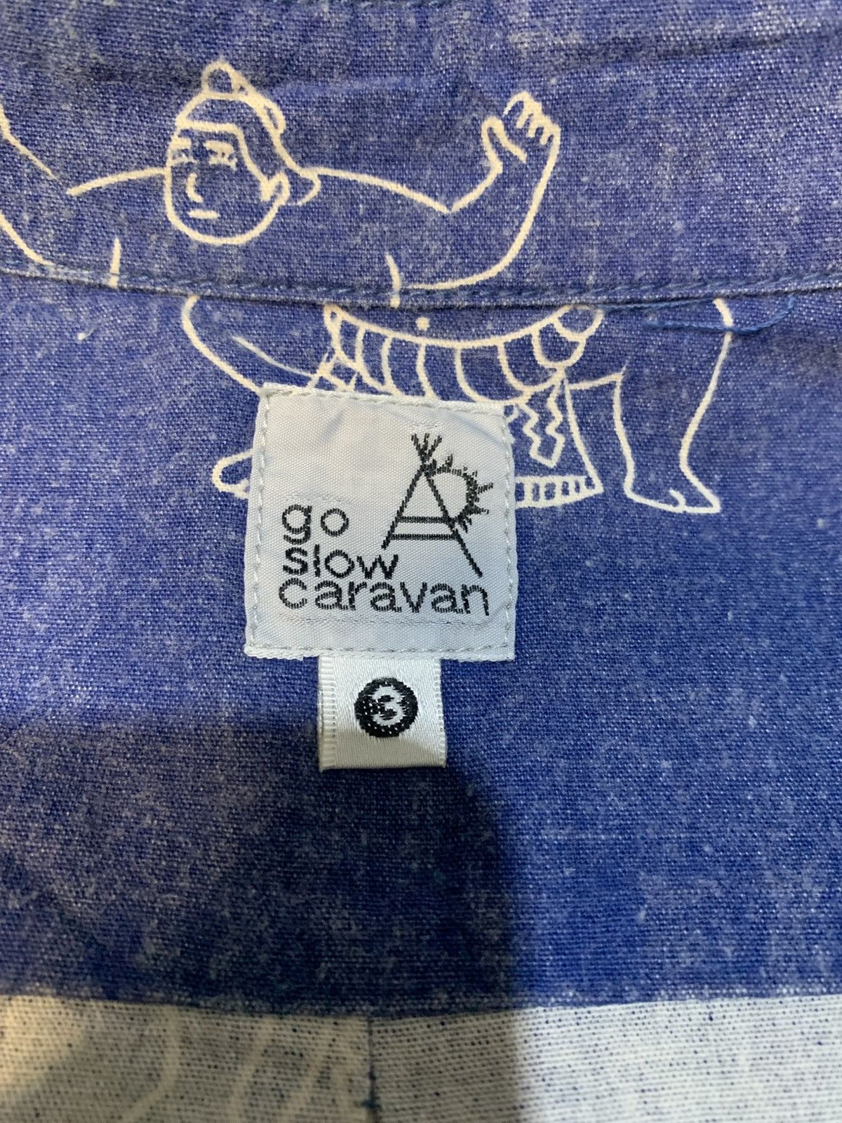 go slow caravan Go Slow Caravan Button Ups Denim Shirt Size US L / EU 52-54 / 3 - 7 Thumbnail
