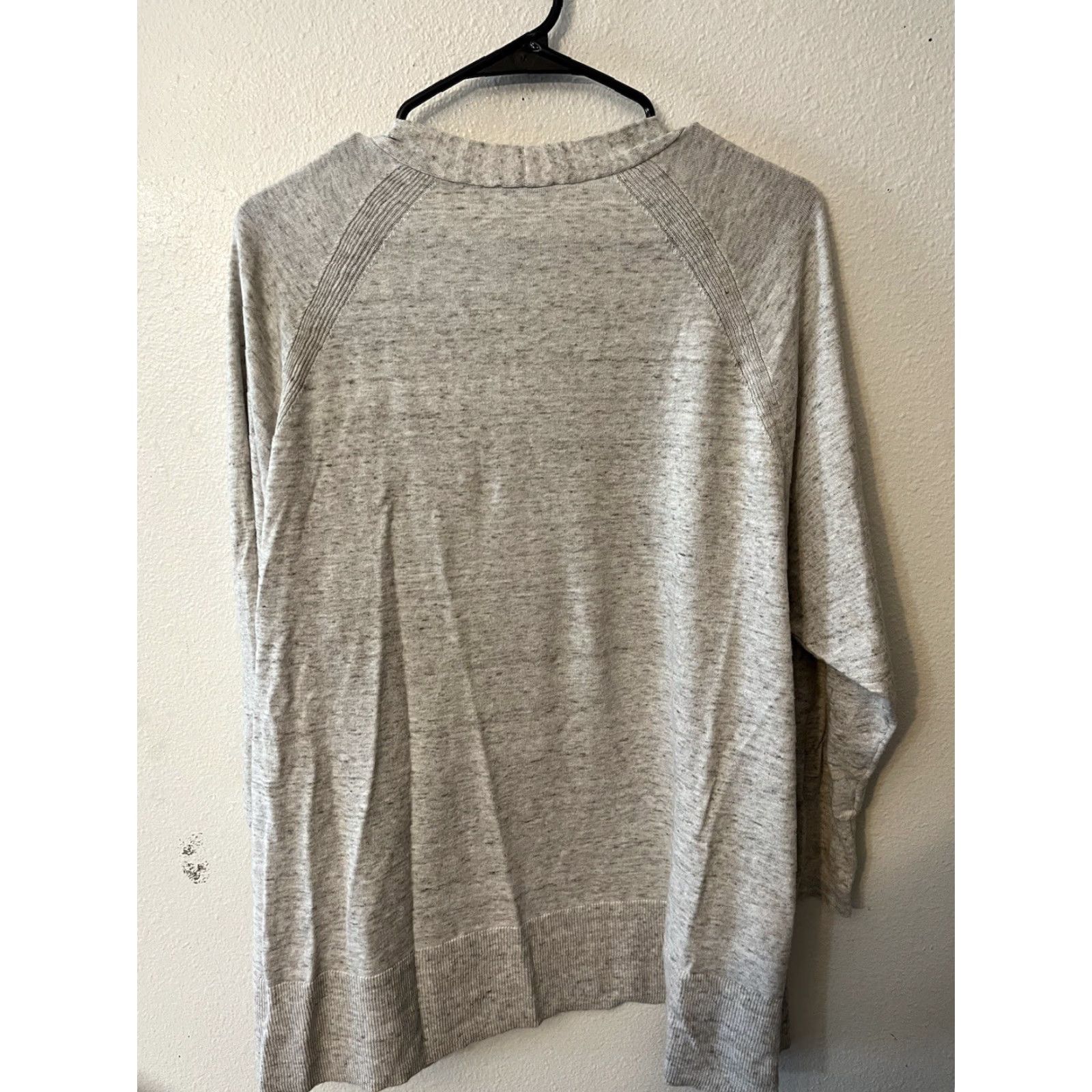 Gap Gap Cardigan Women Open Front Short Sleeve Knit Gray Medium Adults Regular Size M Casual 90s City Retro Pockets Breathable All Seasons Size M / US 6-8 / IT 42-44 - 2 Thumbnail