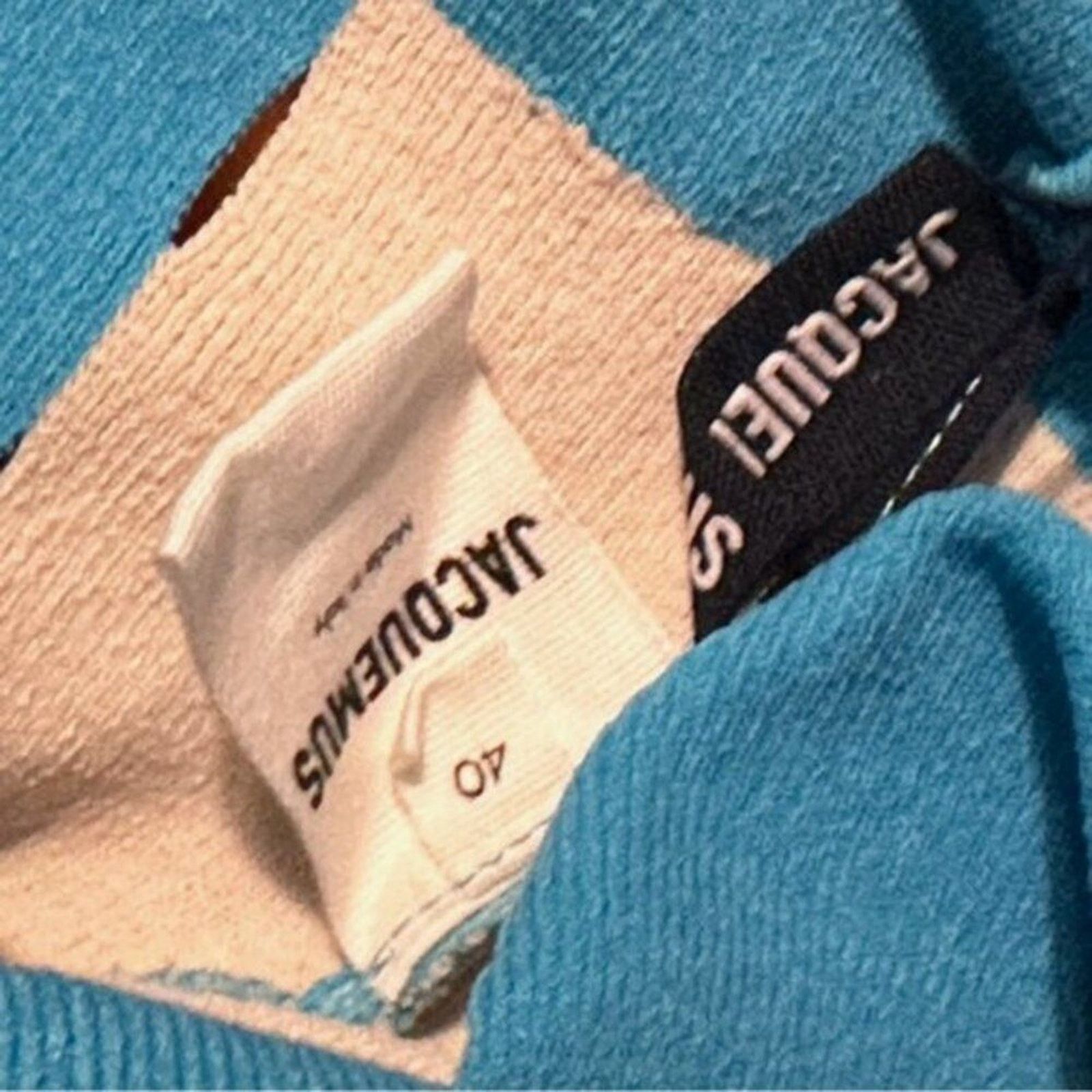 Jacquemus Jacquemus Le Shorts Gelato checked shorts azure size 8 Size 28" / US 6 / IT 42 - 5 Thumbnail