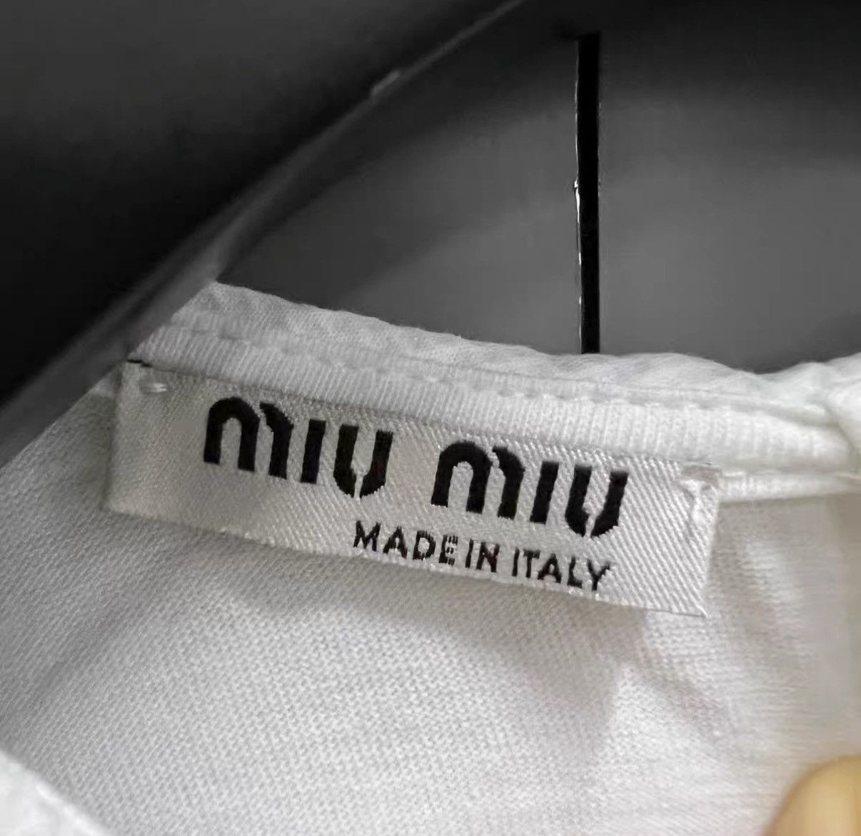 Miu Miu Miu Miu Mini Logo Peter Pan Collar Long Sleeve Top J41 Size M / US 6-8 / IT 42-44 - 3 Thumbnail