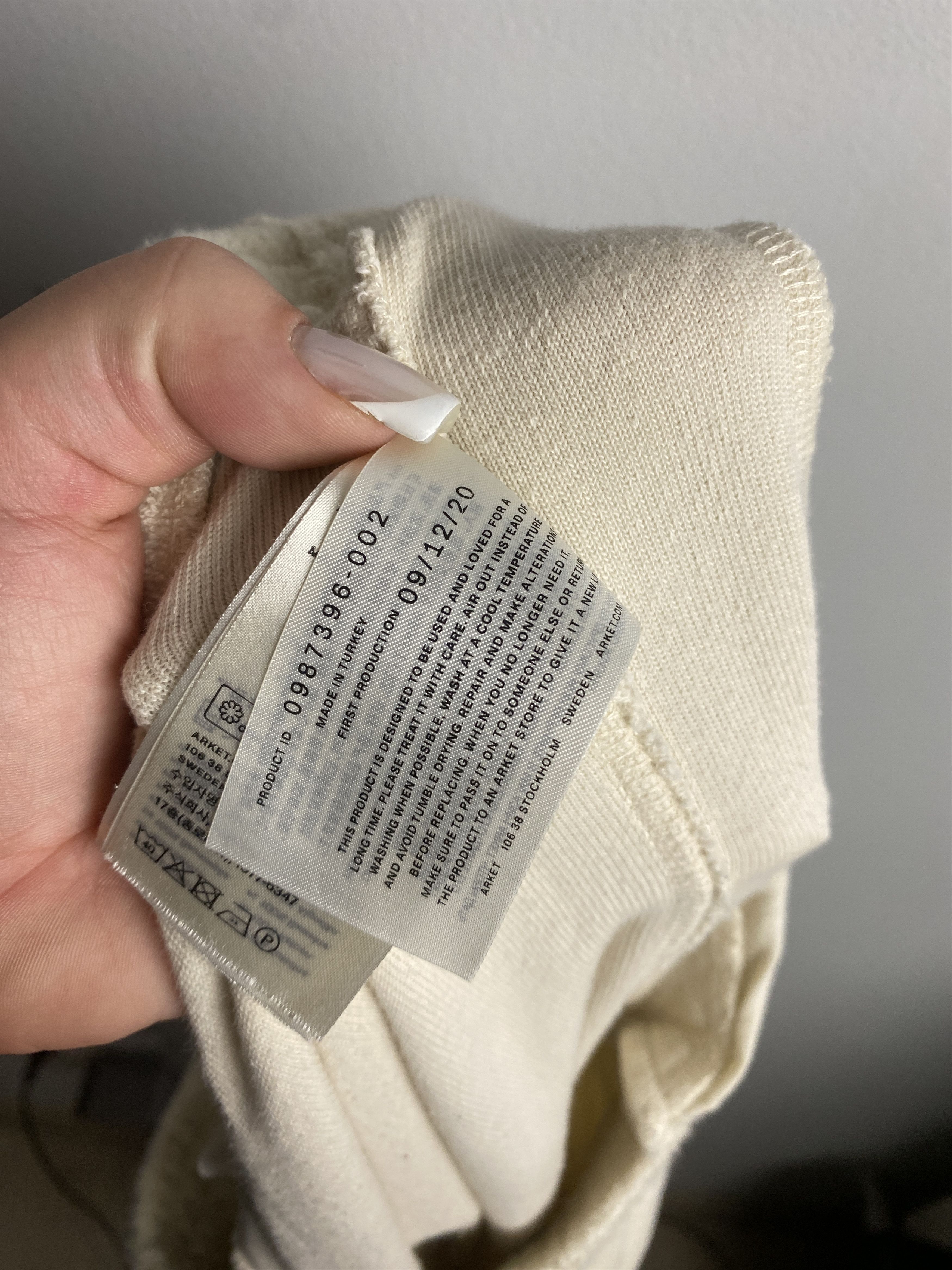 Arket Arket Towelling sweatpants joggers cotton Size 28" / US 6 / IT 42 - 6 Thumbnail