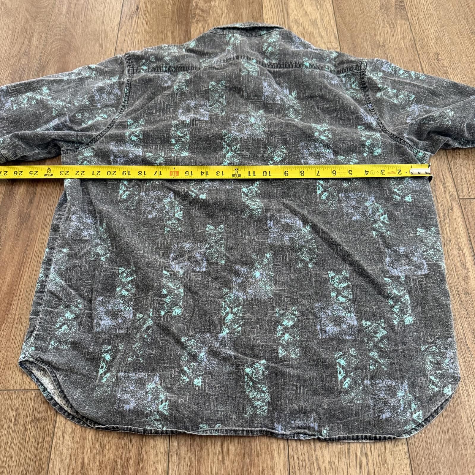 Other Vintage 90s Geometric Art Button Shirt Lunch Break AOP Size US L / EU 52-54 / 3 - 7 Thumbnail