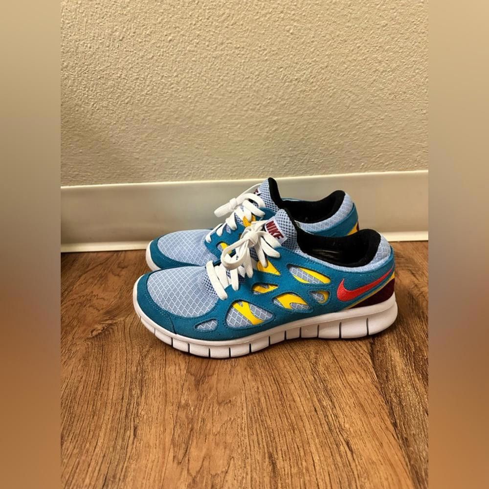 Nike Nike Free Run 2 Cyber Teal Aluminum Sample Size US 9 / EU 42 - 7 Thumbnail