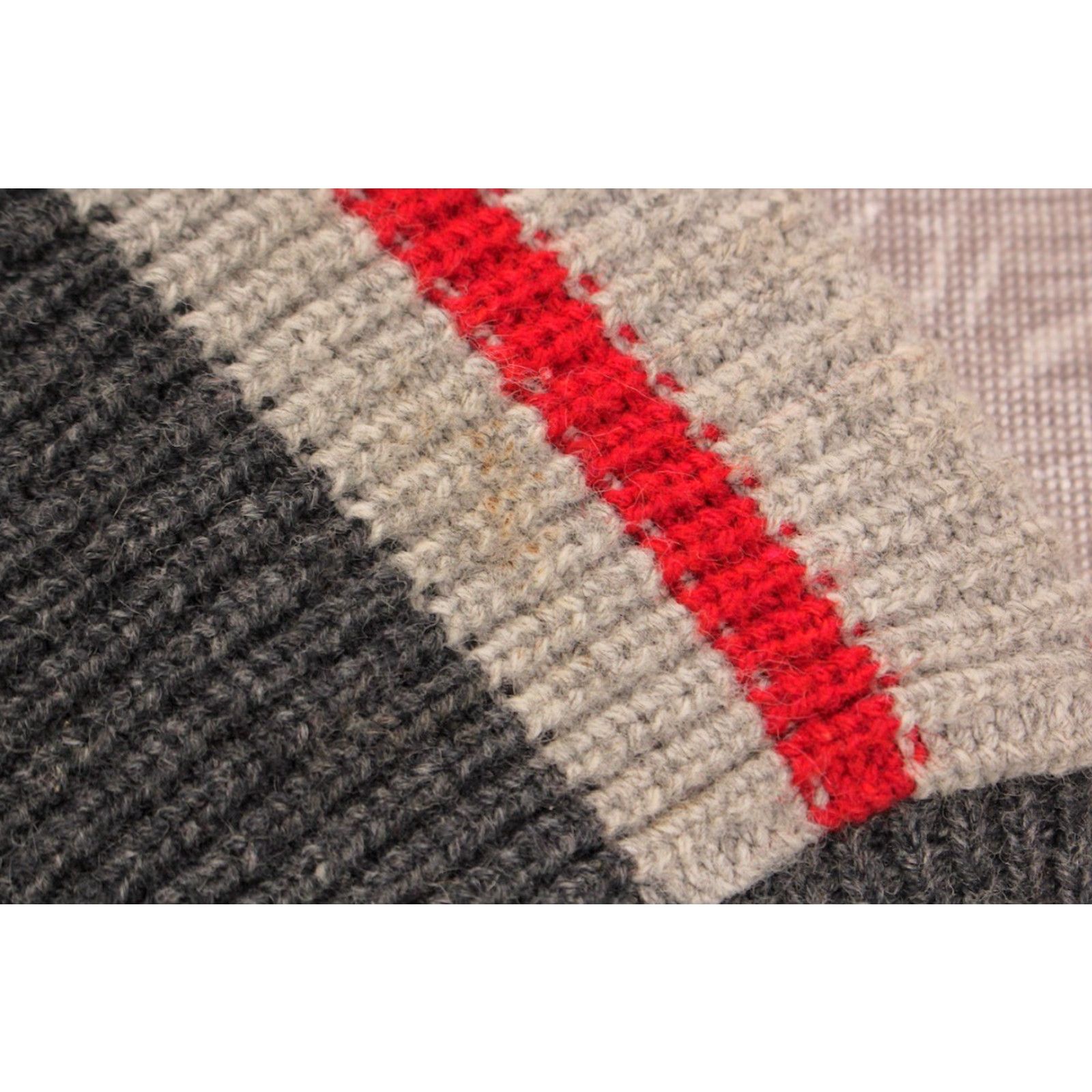 Vintage VTG Campus 60s Cardigan Mens M Grey Red Striped Acrylic Sweater 1960s Vintage Cardigan Men's Grey Red Striped Acrylic Sweater Size US M / EU 48-50 / 2 - 6 Thumbnail