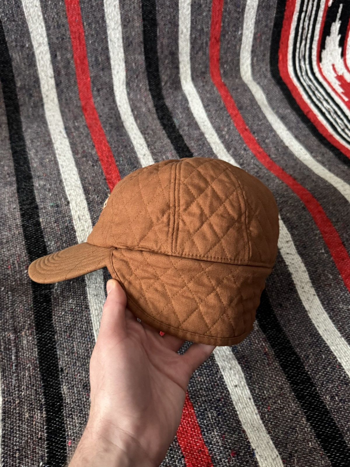 Carhartt Vintage 09’s Carhartt 2006 y2k Brown Winter Workwear Hat Size ONE SIZE - 7 Thumbnail